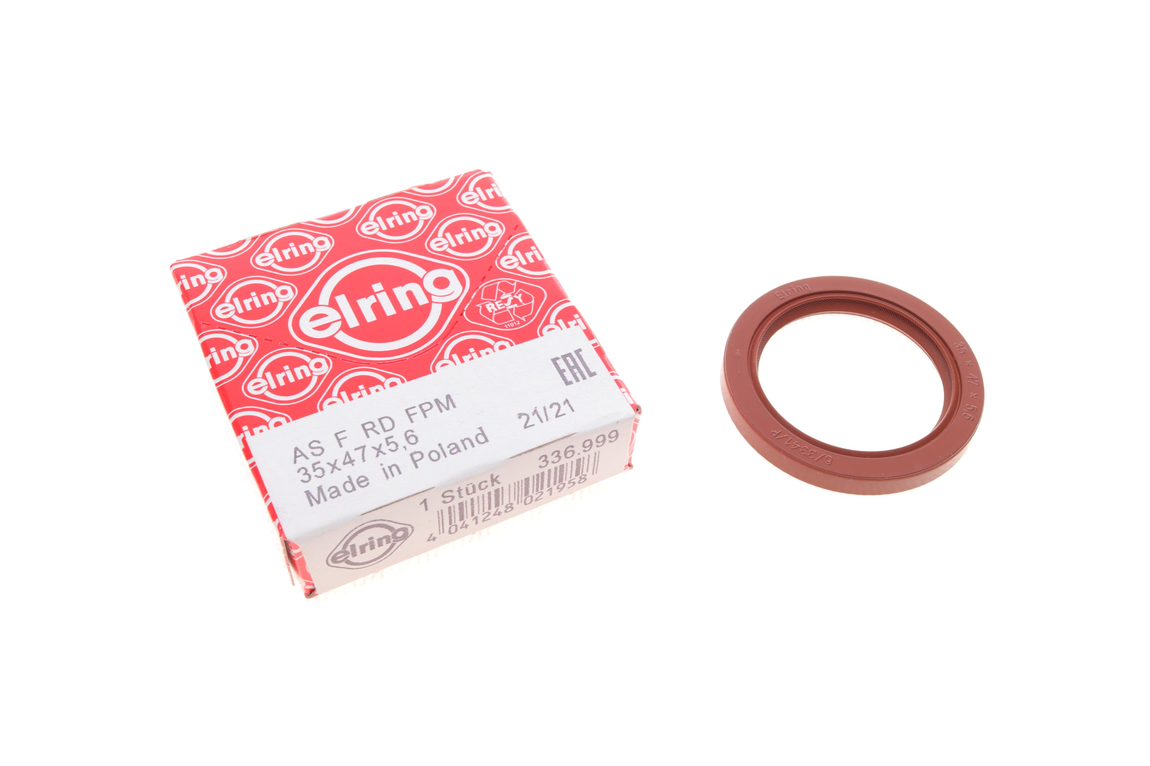 Сальник колінвалу (передній) Volvo S60/S80/V40/XC70/XC90 2.5 T 2011- (35x47x5.6)