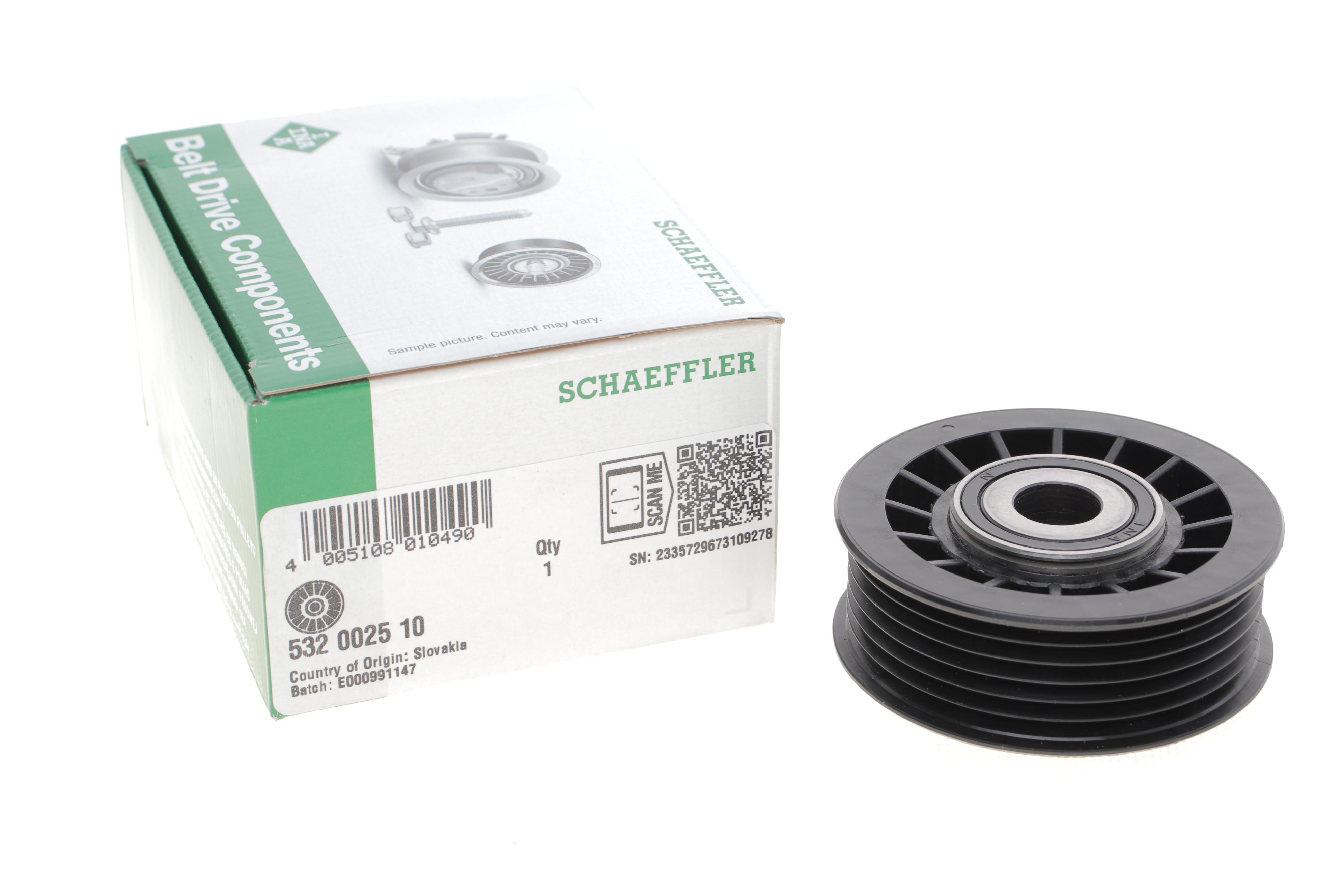 Ролик генератора MB OM601-603 (поліклиновий) (натяжний/паразитний)