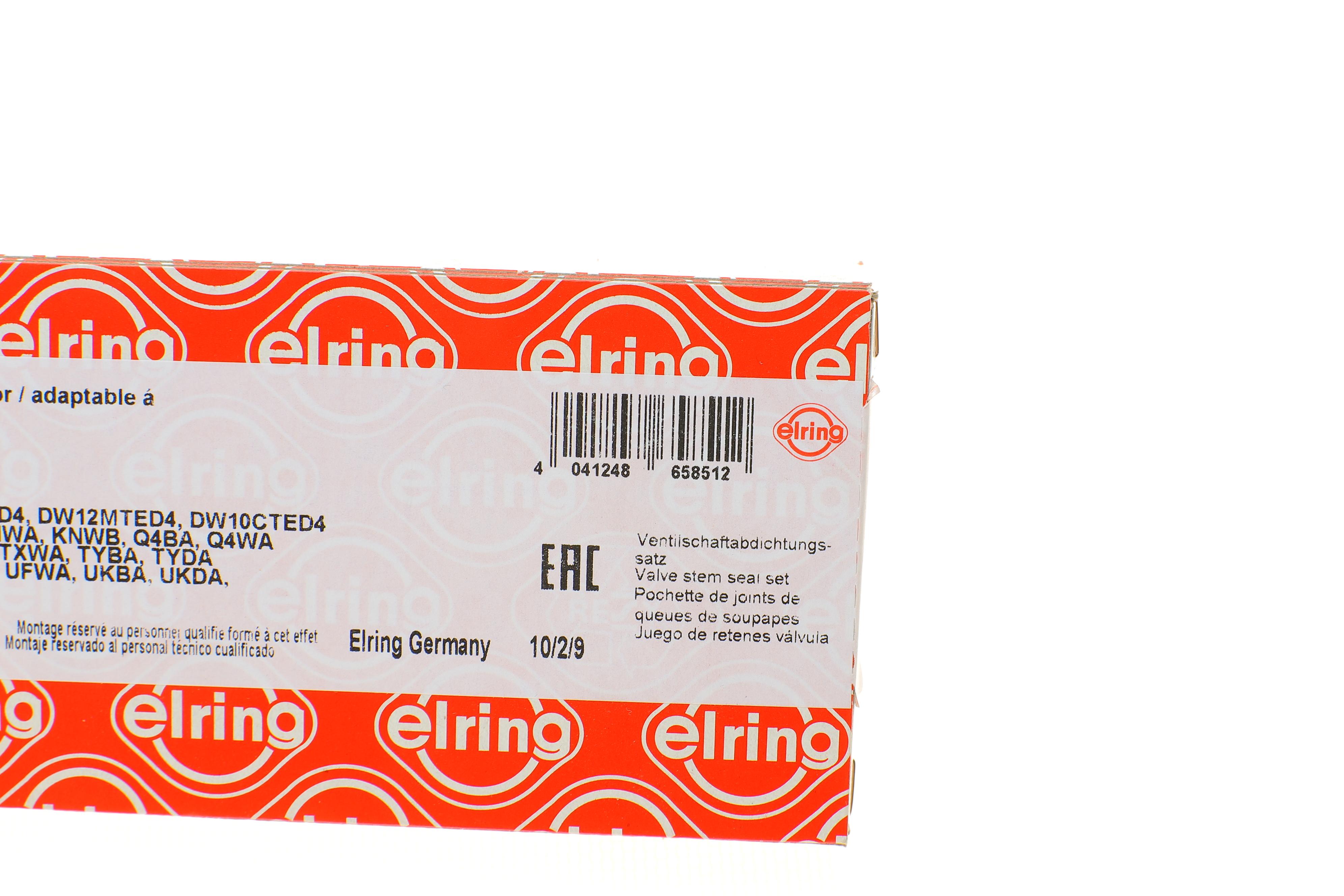 Сальник клапана (впуск/випуск) Citroen Jumper/Jumpy/Peugeot Boxer/Expert 2.0 HDi 11- (к-кт 16шт)