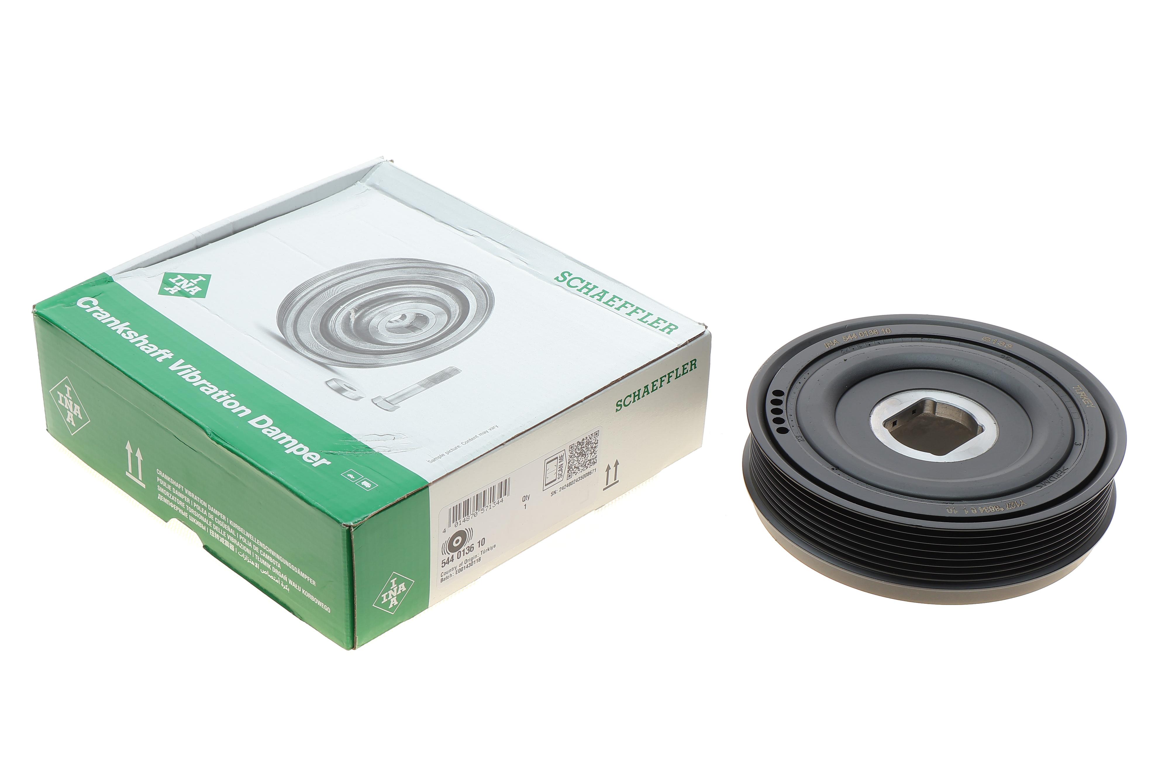 Шків колінвалу Renault Master III 2.3dCi 02/10-, 74-125kw, (7PK), M9T