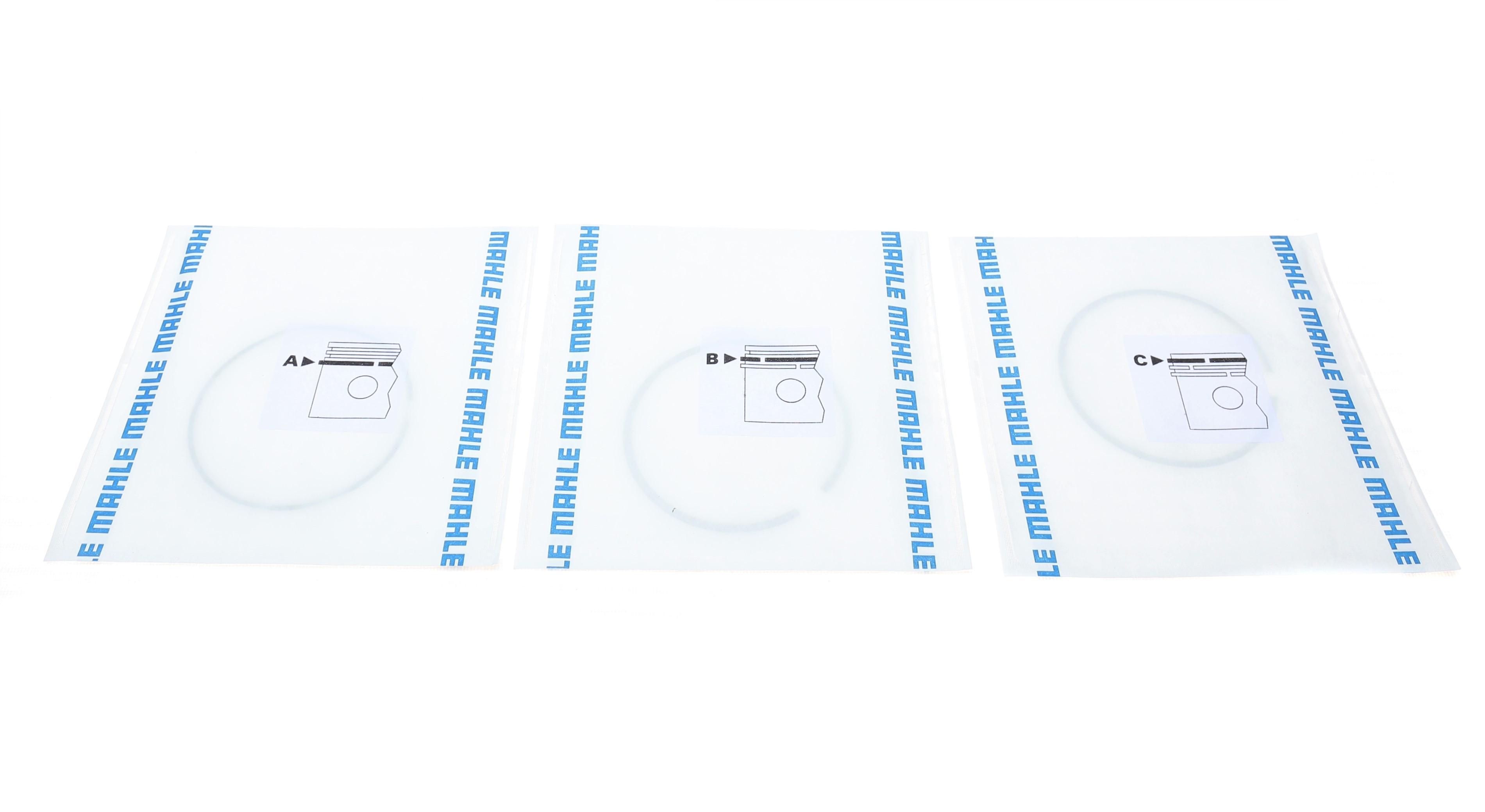 Кільця поршневі Iveco Daily 3.0 D/Citroen Jumper/Fiat Ducato 07- (95.80mm/STD) (2.5-2.0-2.5)