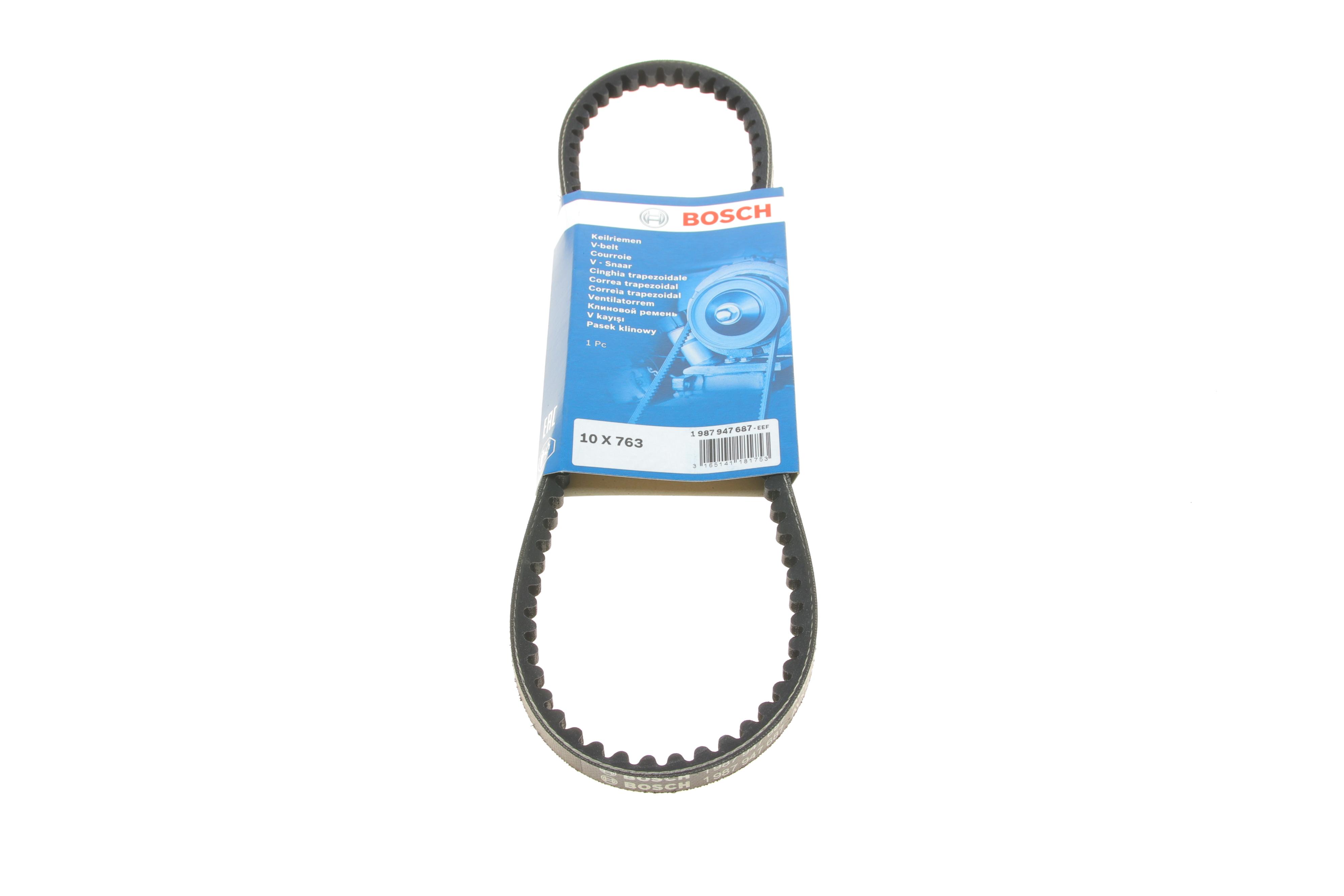 Ремінь генератора VW Passat/T3/Opel Kadett E/Ford Escort/Audi 80 1.3-1.8 -97 (10x763)