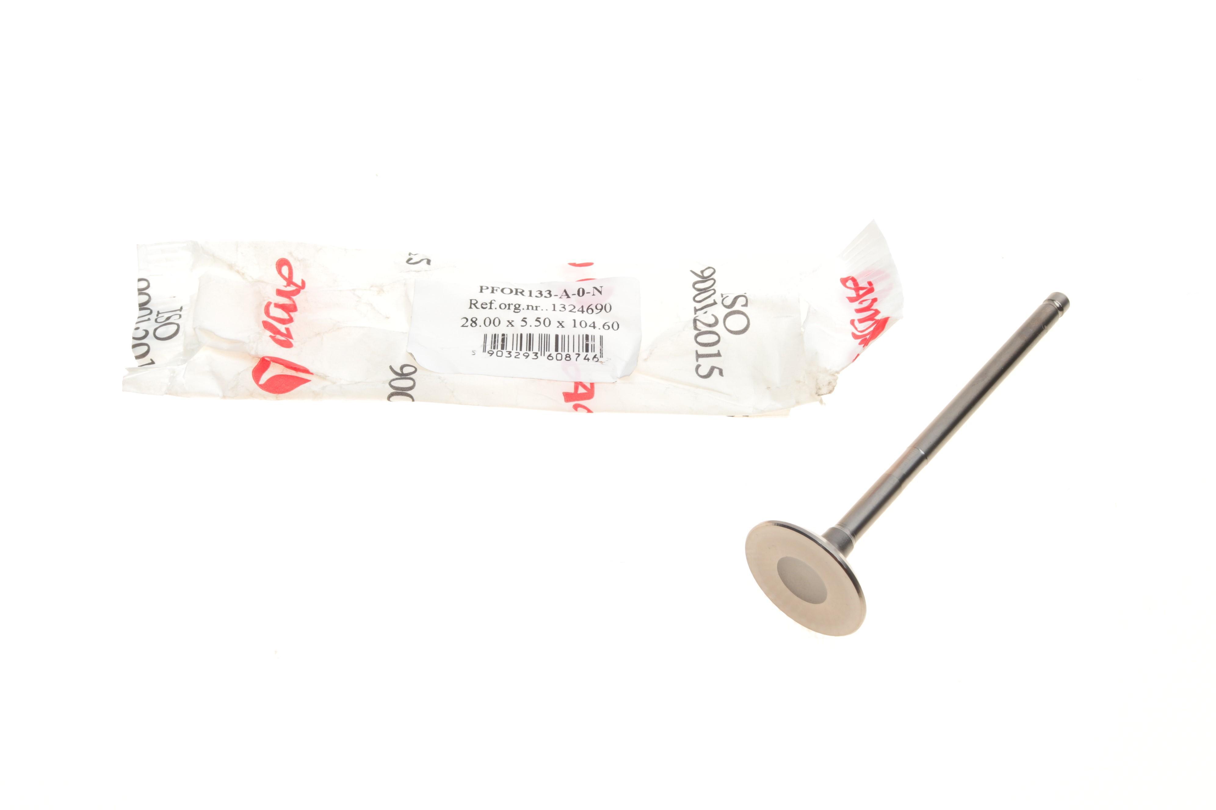 Клапан (випуск) Ford Focus 1.8i 16V 03-12 (28x5.5x104.6) (азотований)