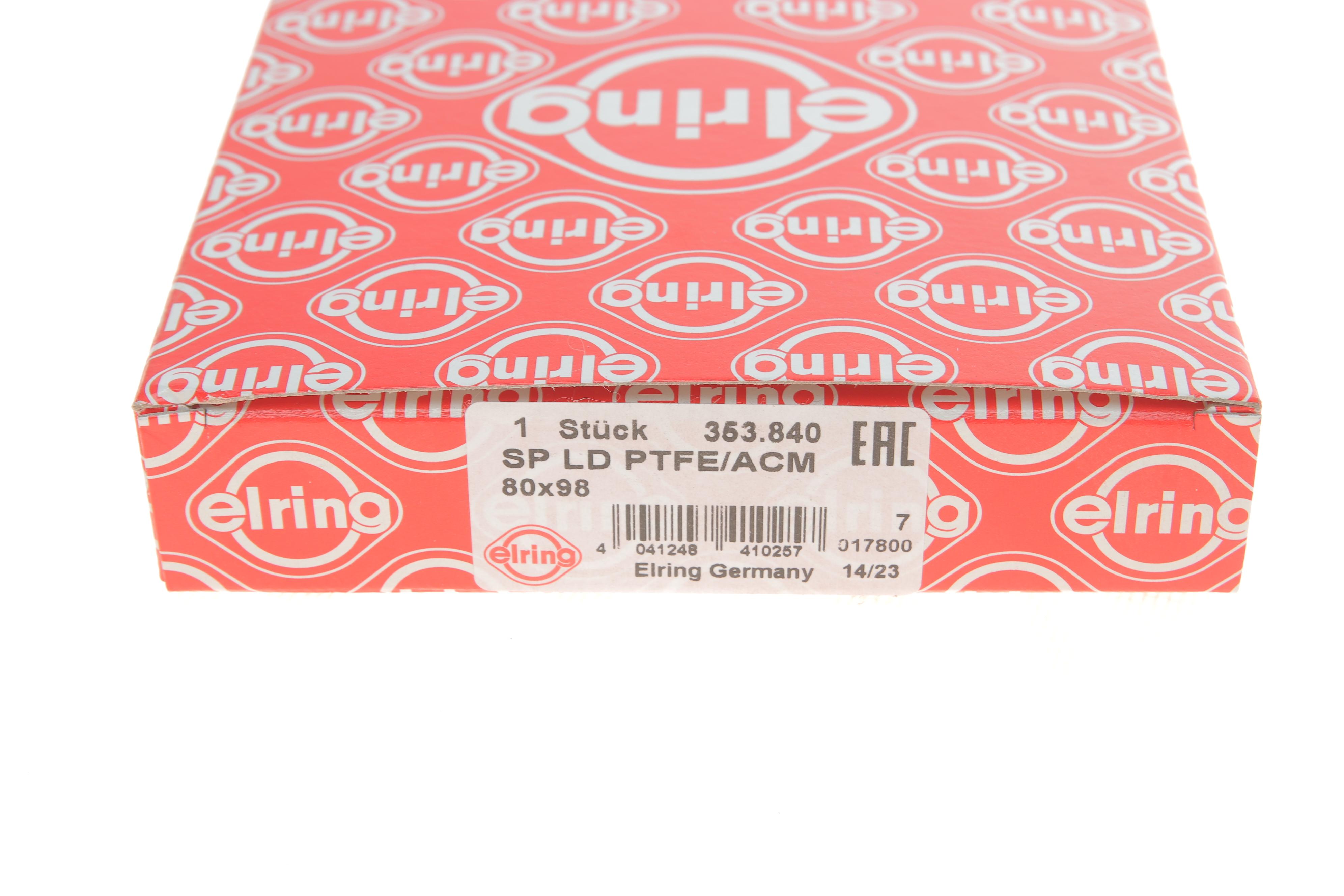 Сальник колінвалу (задній) Chevrolet Aveo/ Opel Astra H/J/ Insignia/ Vectra 1.6-1.8 05- (80x98x14.7)