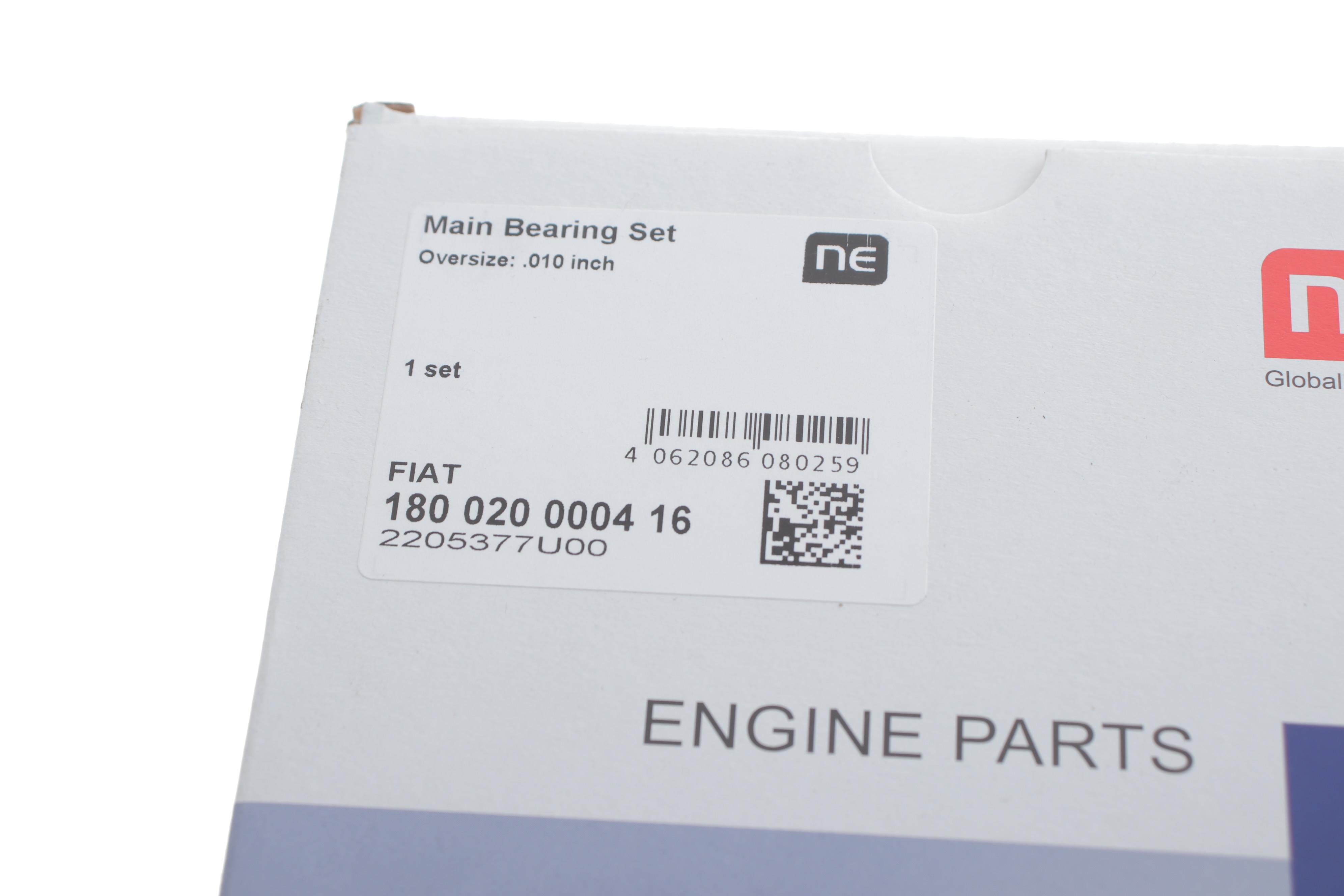 Вкладиші корінні Fiat Ducato 2.8TDI/JTD (+0.25) = 6020031000