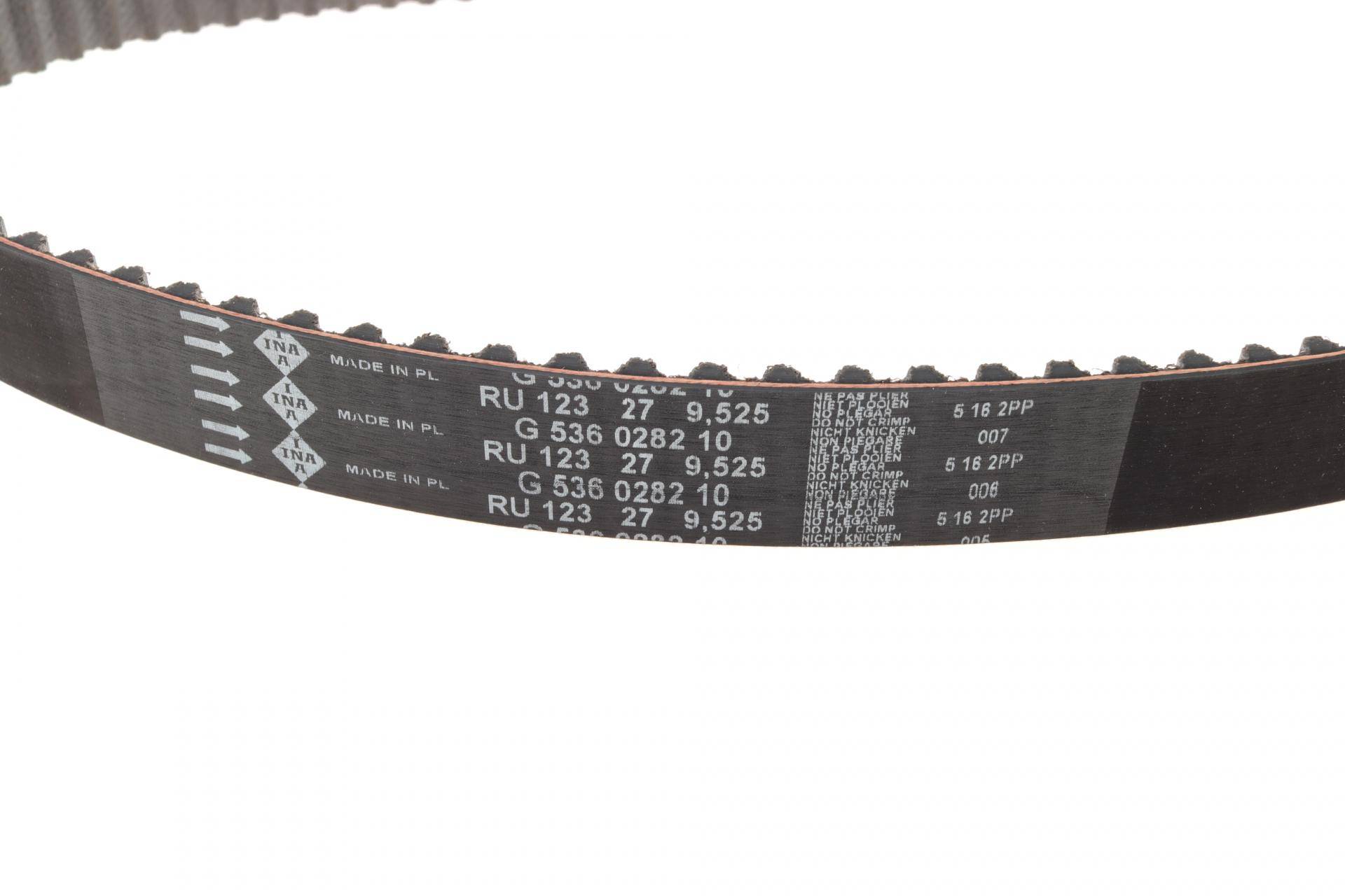 Комплект ГРМ + помпа Renault Kangoo 1.5dCi 01- (123x27), K9K, 42/48/60kw