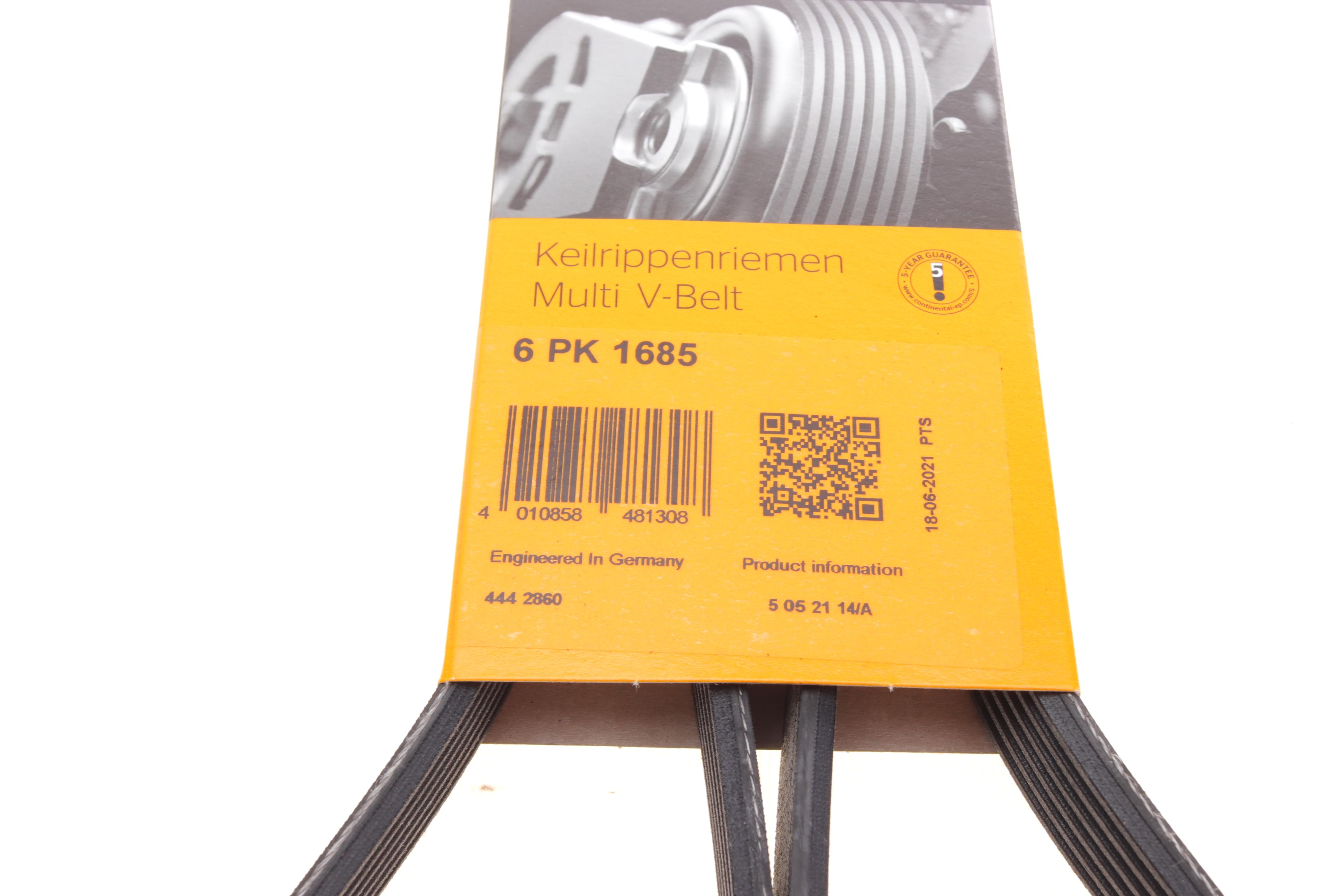 Ремінь генератора VW LT 2.8TDI 01-06/Volvo 850/S70/S80/V70 2.5TDI 95-06/Opel Astra/Insignia 1.6 12-