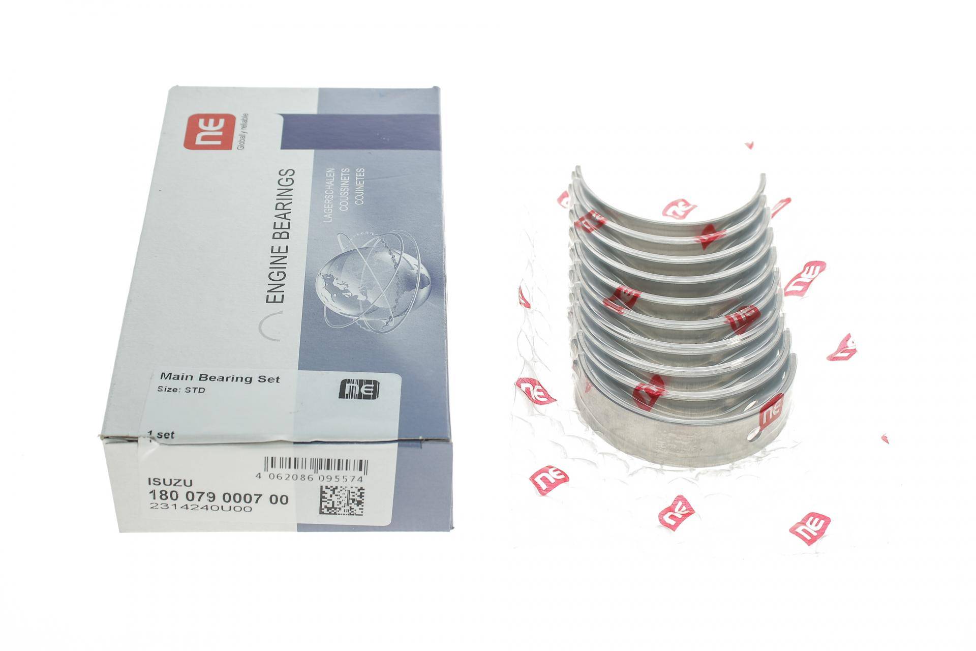 Вкладиші корінні Opel Combo 1.7DI/DTI/CDTI 01- (STD) = 6080240000