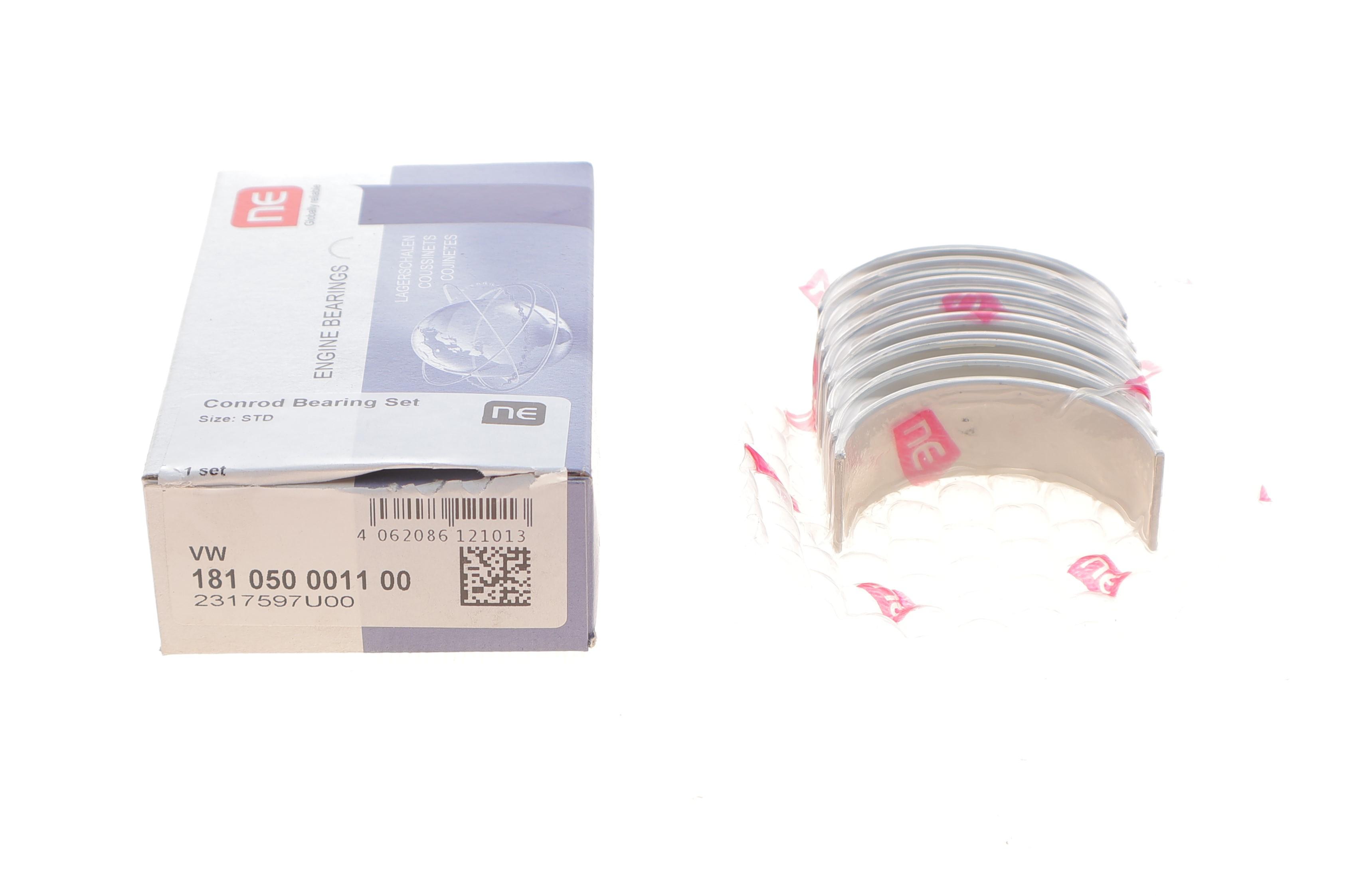 Вкладиші шатунні Audi A3/A4/VW Polo/Passat 1.8i/2.0FSI (STD) = 6150600000