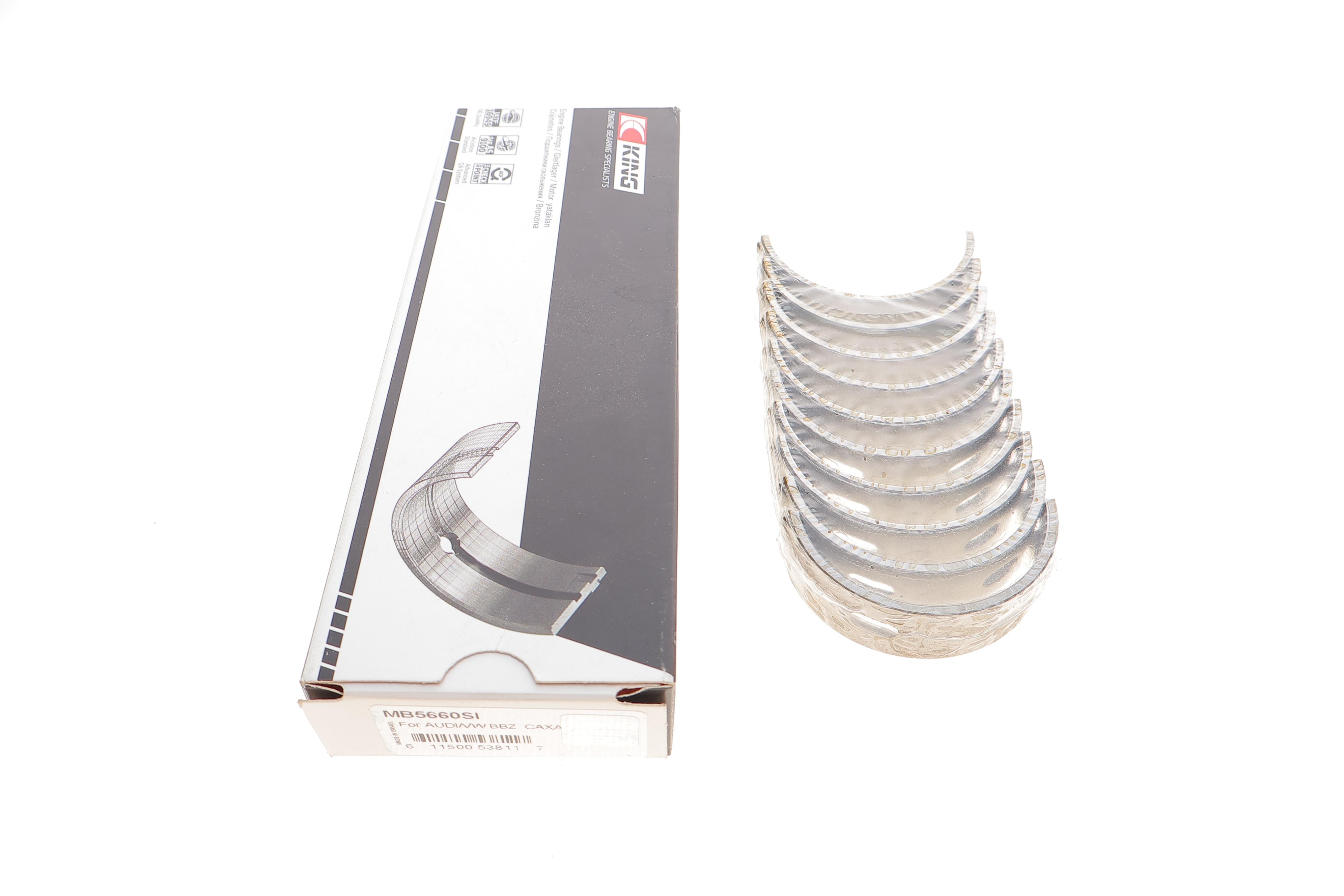 Вкладиші корінні VW Caddy/Golf/Polo 1.4i/1.6i (STD)