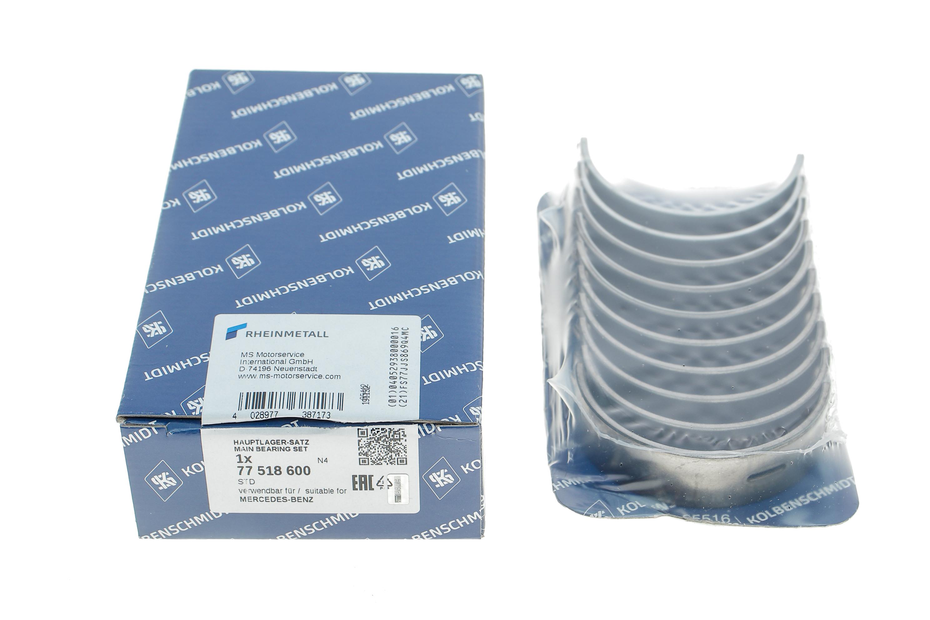 Вкладиші корінні MB Sprinter 901-906/Vito (W638/639) 2.2CDI (STD)