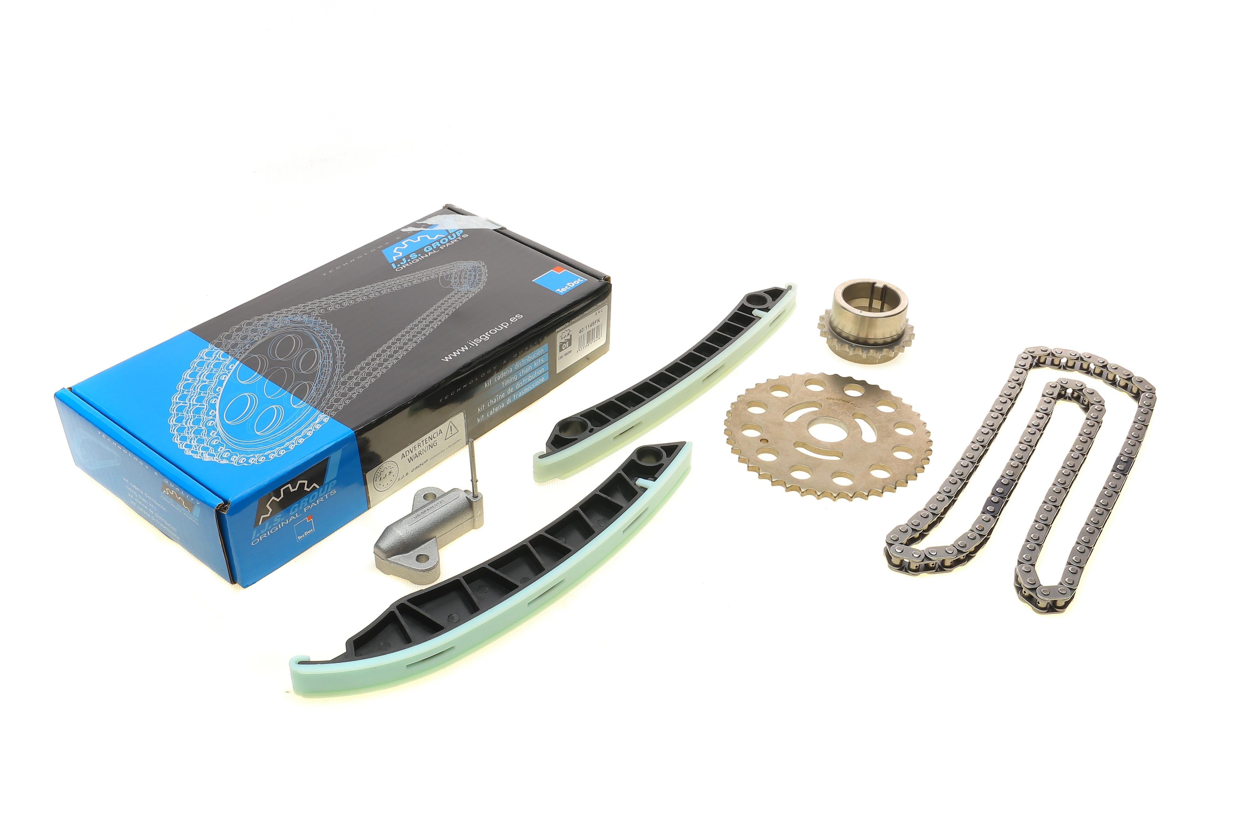 Комплект ланцюга ГРМ Renault Trafic 1.6 DCi 14- (ланцюг, натяжник, 2 шестерні)(ном.двиг >160801)