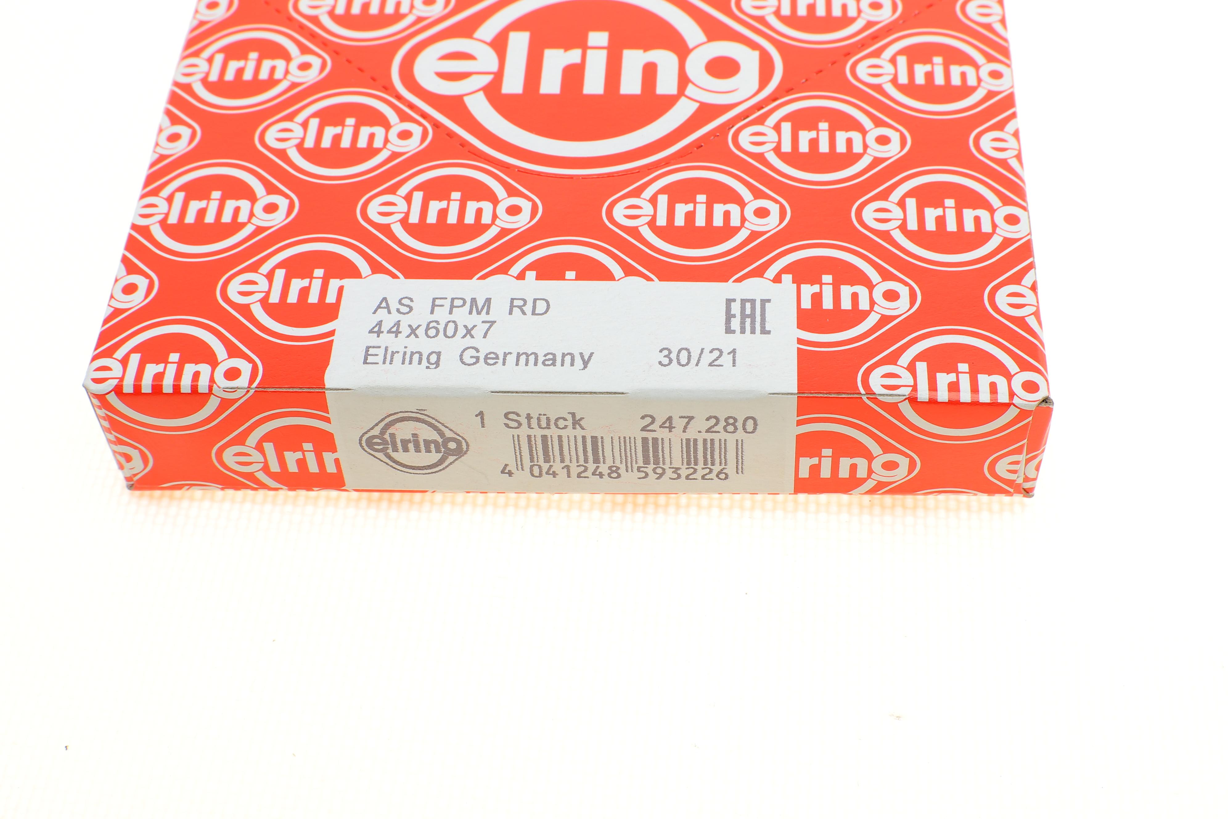 Сальник колінвалу (передній) Mitsubishi Lancer 1.8D 84-07/ Pajero 2.5TD 90-00 (44x60x7)