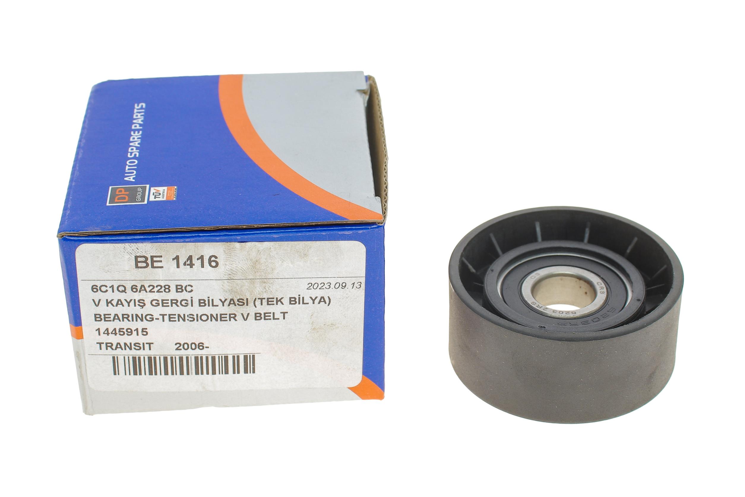 Ролик генератора Ford Transit 2.4TDCi 06- (65x30x17) (натяжний)