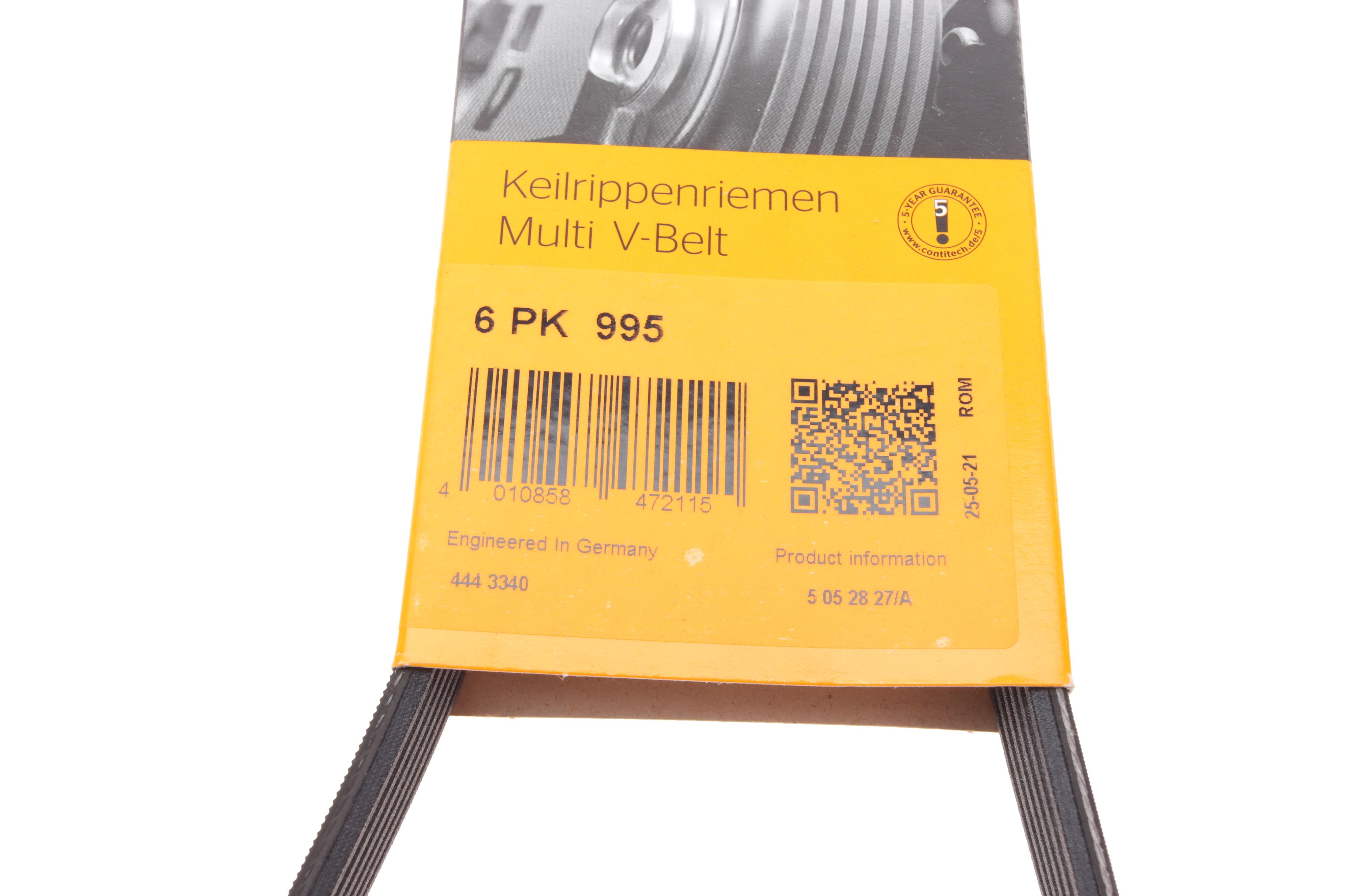 Ремінь генератора Skoda Fabia 1.4TDi 03-10/Citroen Jumper/Fiat Ducato 2.8HDi/JTD 00- (ALT, WP)