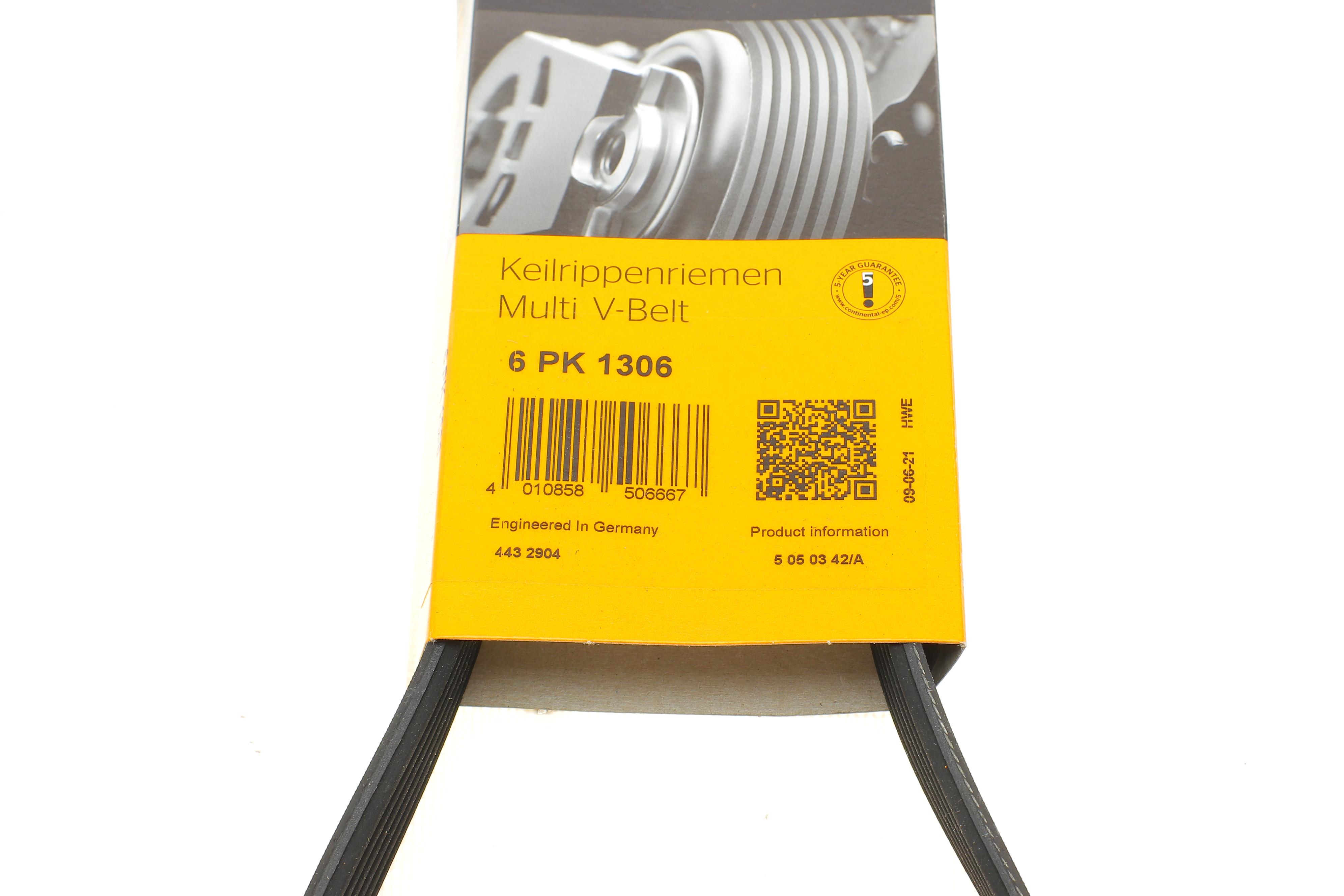 Ремінь генератора Ford Focus/Mazda 3/5/Volvo S40/V50/C30 1.8/2.0 03-