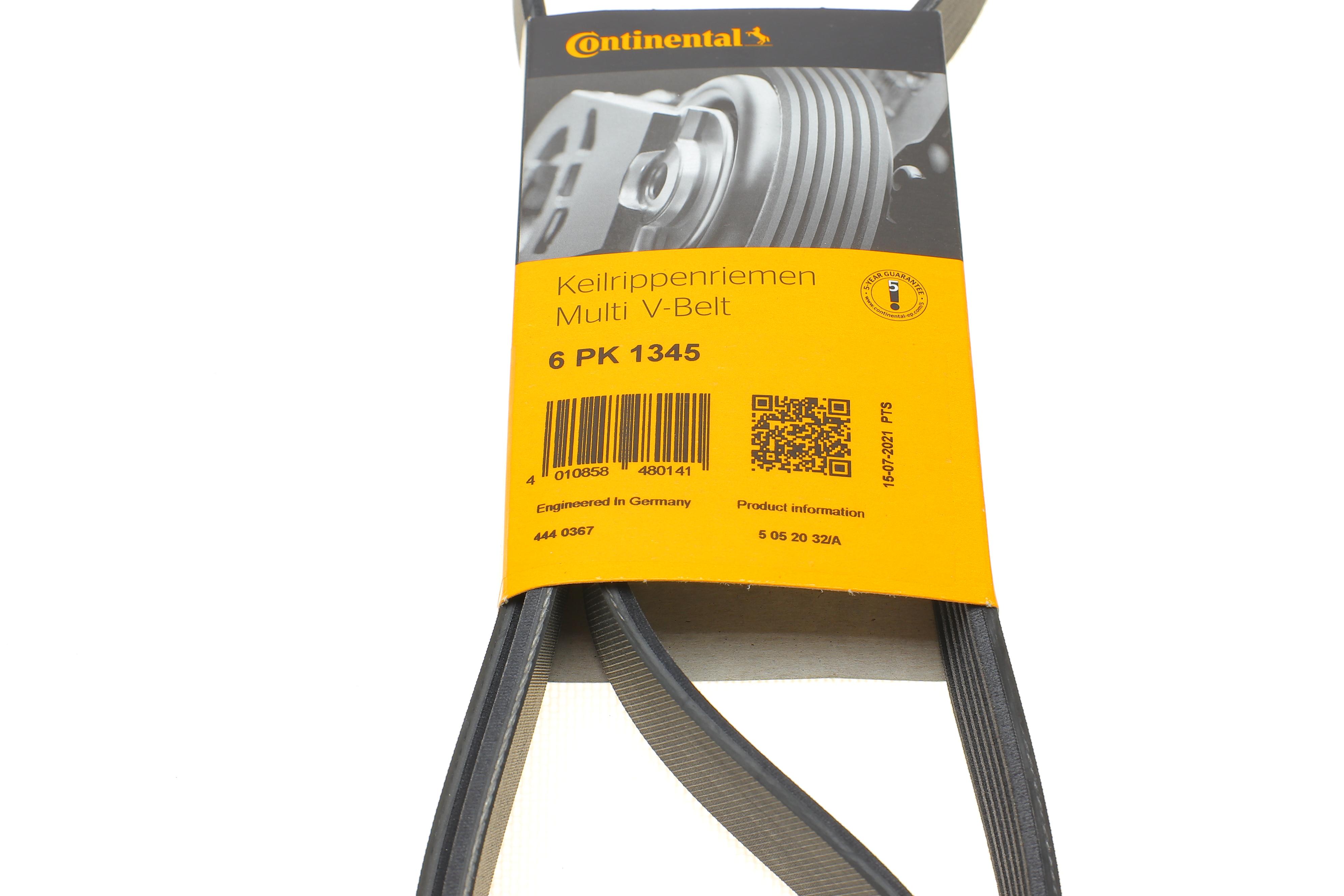 Ремінь генератора Audi A6 2.5TDI 94-97/Ford Fiesta/Fusion 1.4TDCi 01-12/Peugeot Partner 1.6HDi 05-