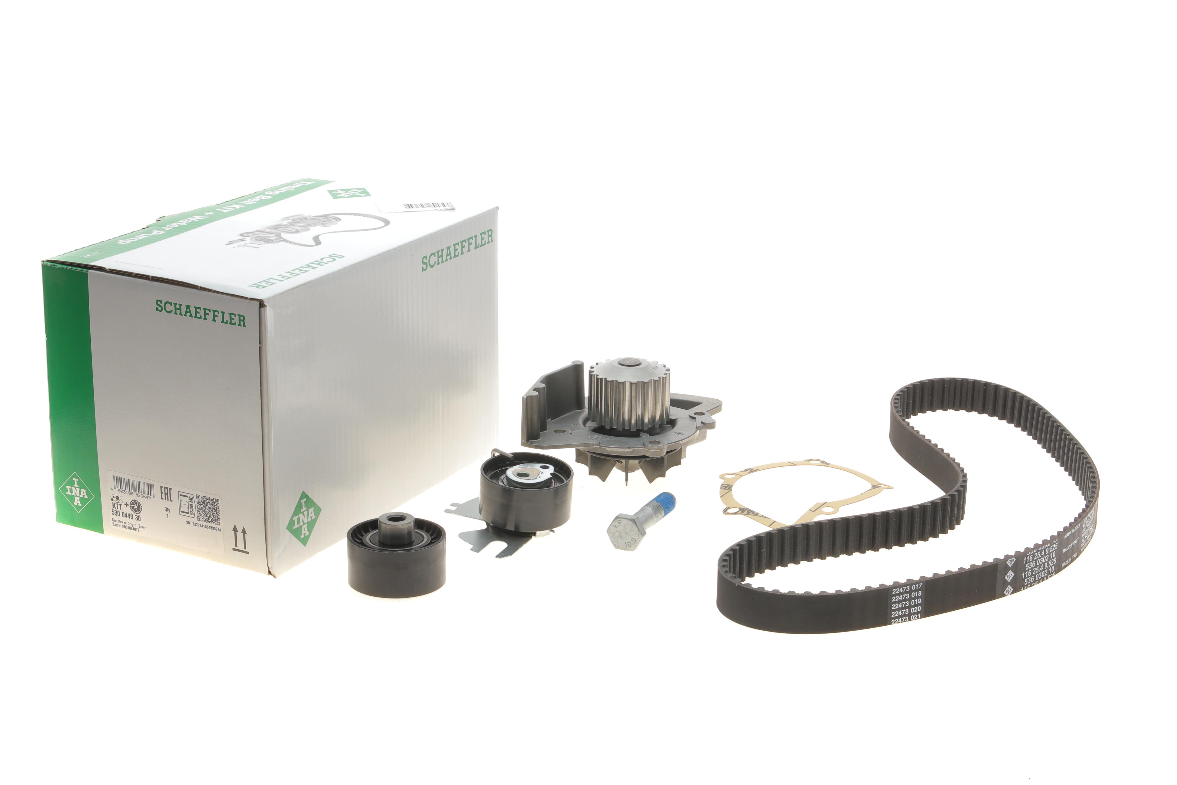 Комплект ГРМ + помпа Fiat Scudo/Citroen Jumpy 2.0HDI/D Multijet 07-, (116x25.4)