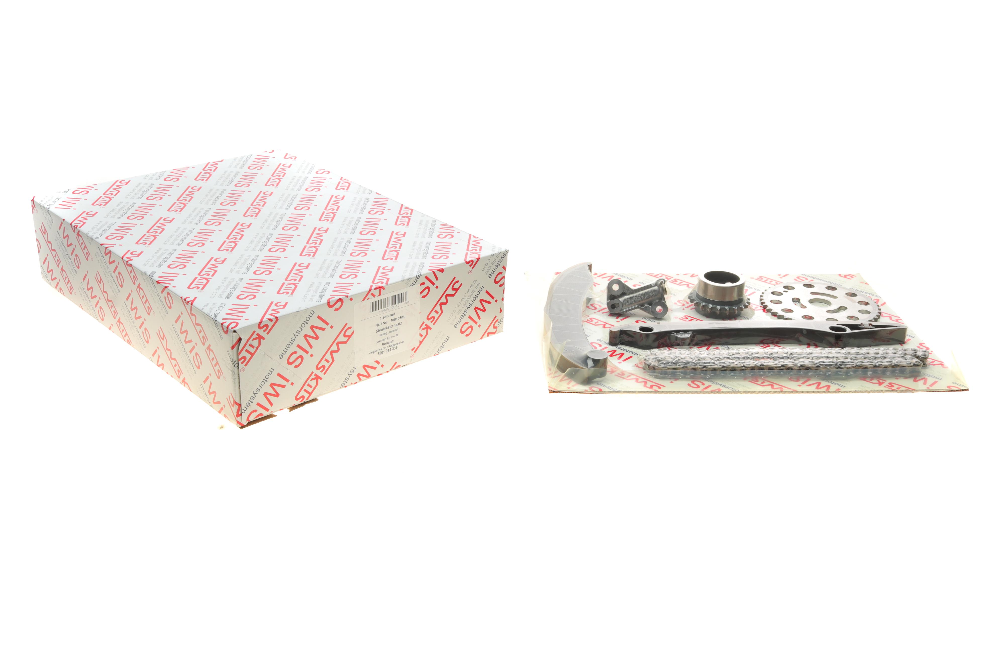 Комплект ланцюга ГРМ Renault Master 2.3dCi 10- (ланцюг, натяжник, шестерня)