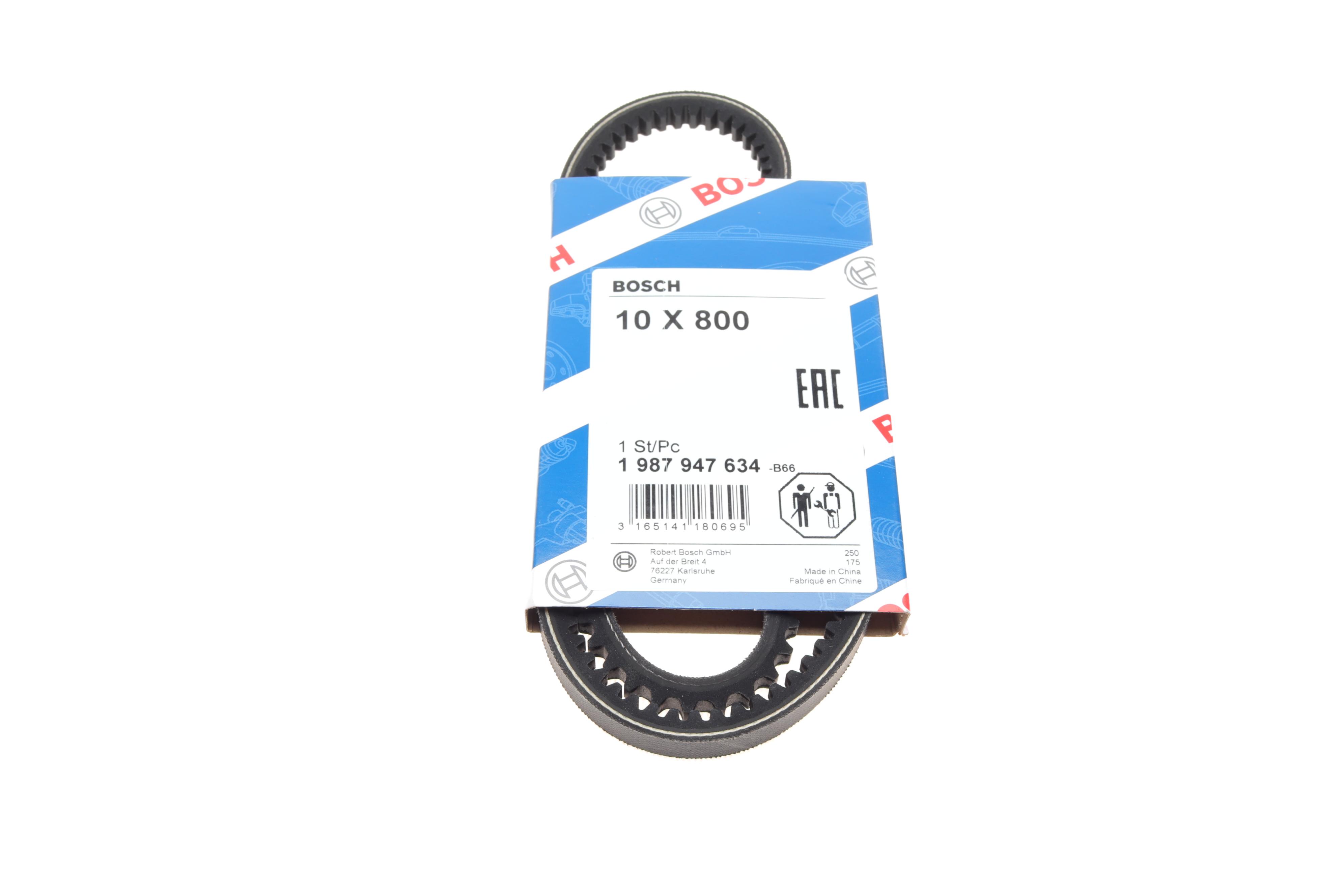 Ремінь генератора VW Passat B2 (10x800)