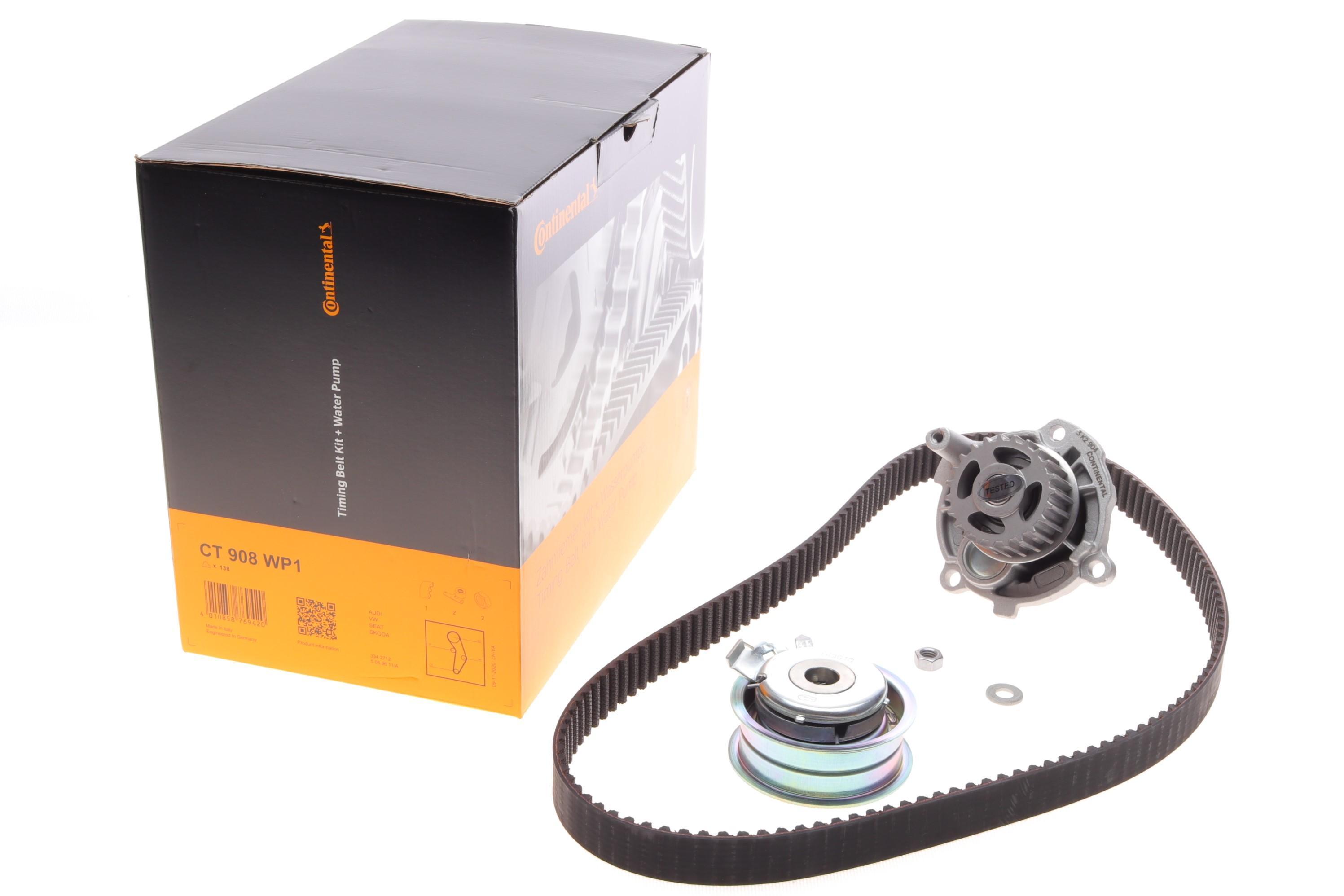 Комплект ГРМ + помпа Audi A3/A4/Skoda Octavia/WV Caddy III/Golf IV/V/Passat/Touran1.6 95- (23x138z)