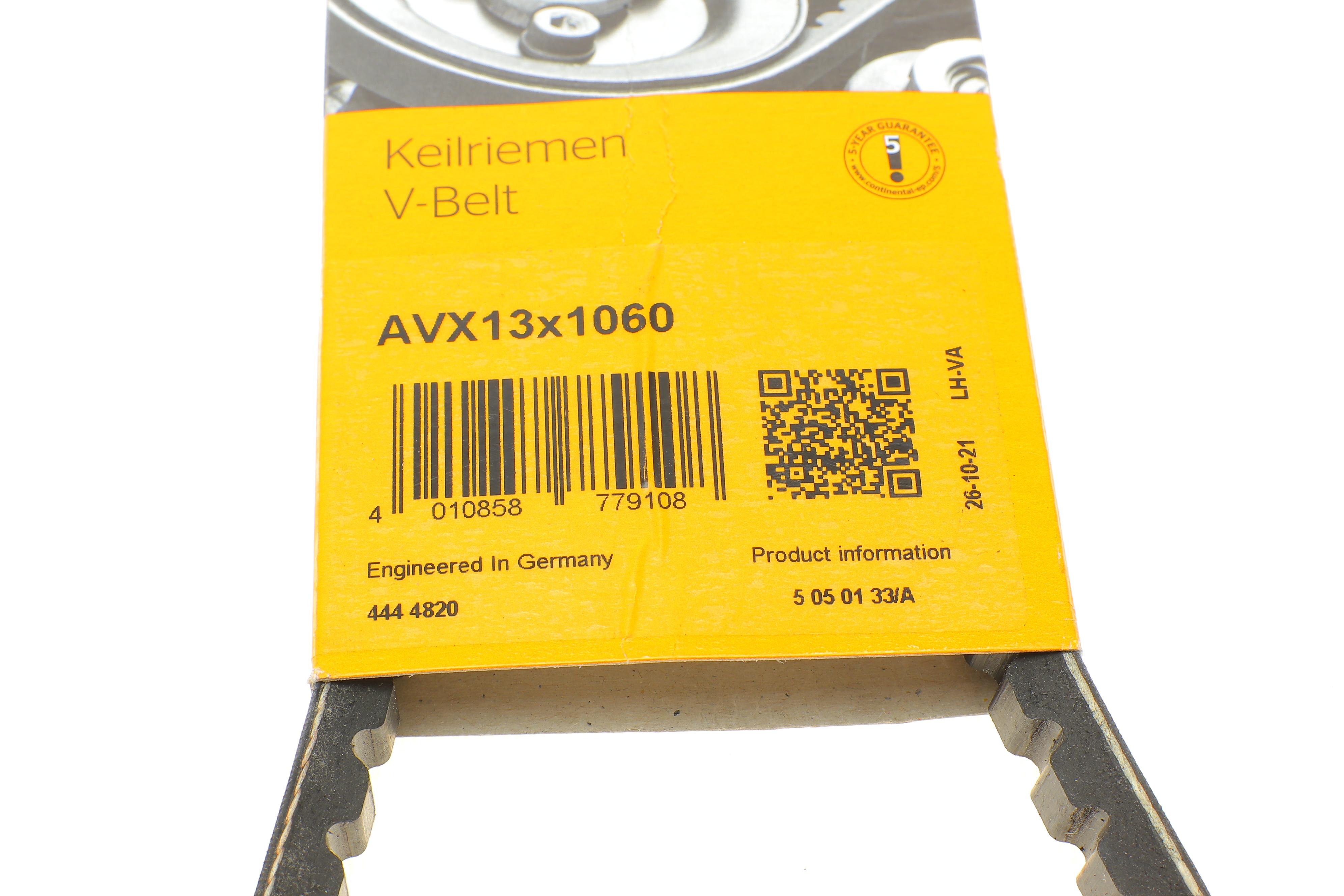 Ремінь генератора Mazda 323 1.7D/Volvo 740 2.3 87-89/Renault Magnum 12.0 00-