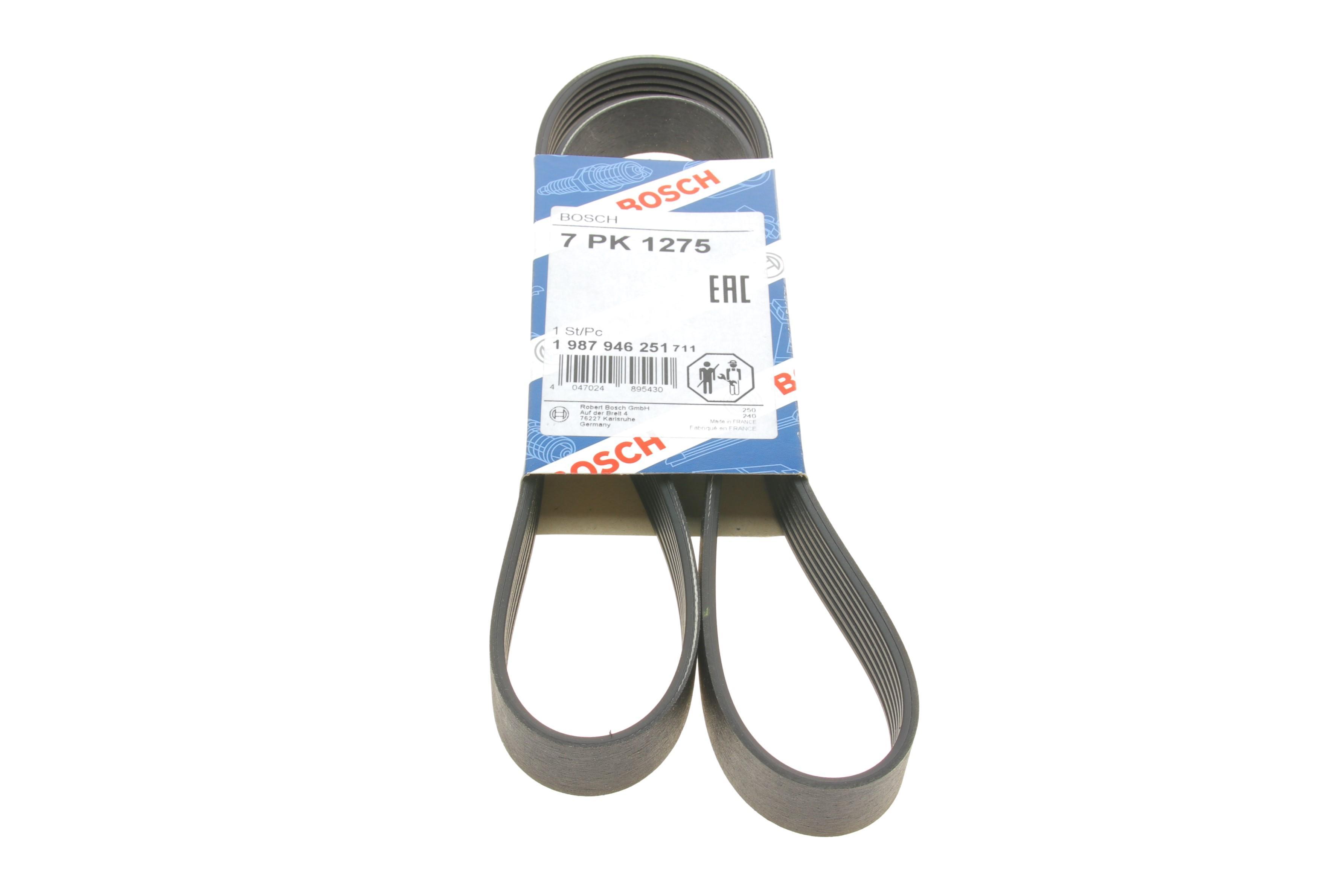 Ремінь генератора VW Touareg 3.0 Hybrid 10-18/Audi A4/A6/A7/Q5/Q7 3.0TFSI 08-17 (7PK1275)