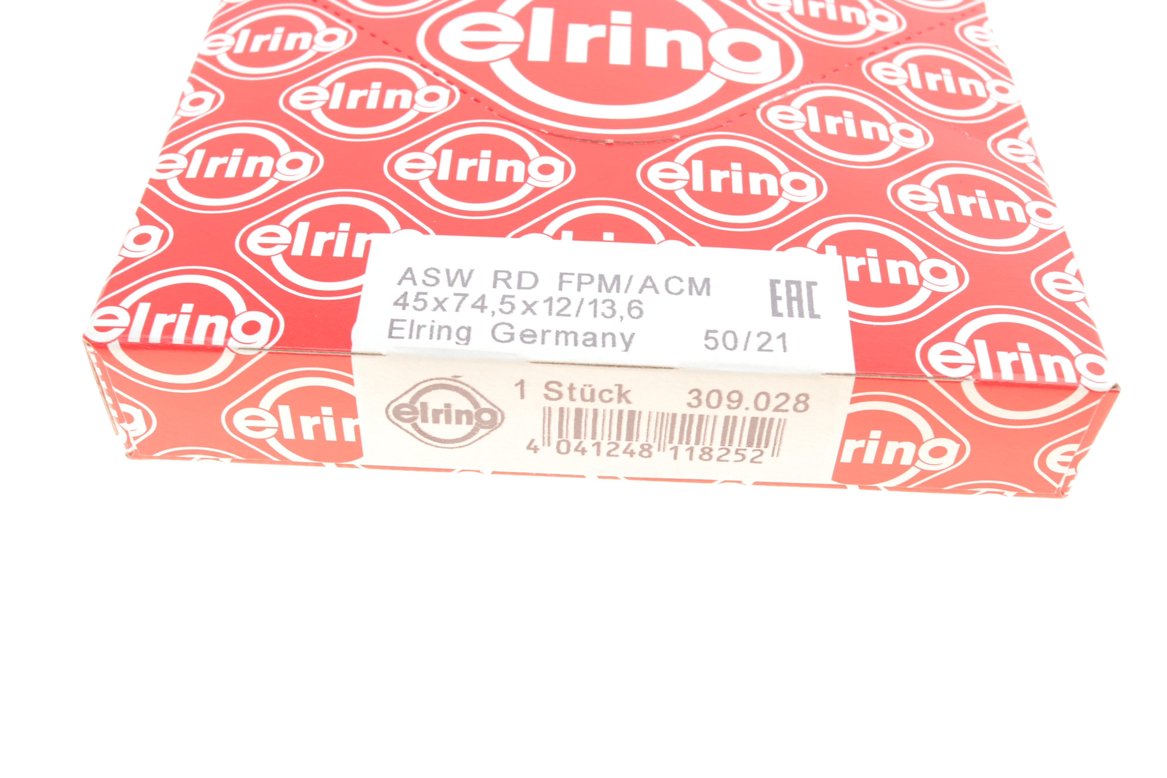 Сальник колінвалу (передній) MB OM615-617 (45x74.5x12/13.7)