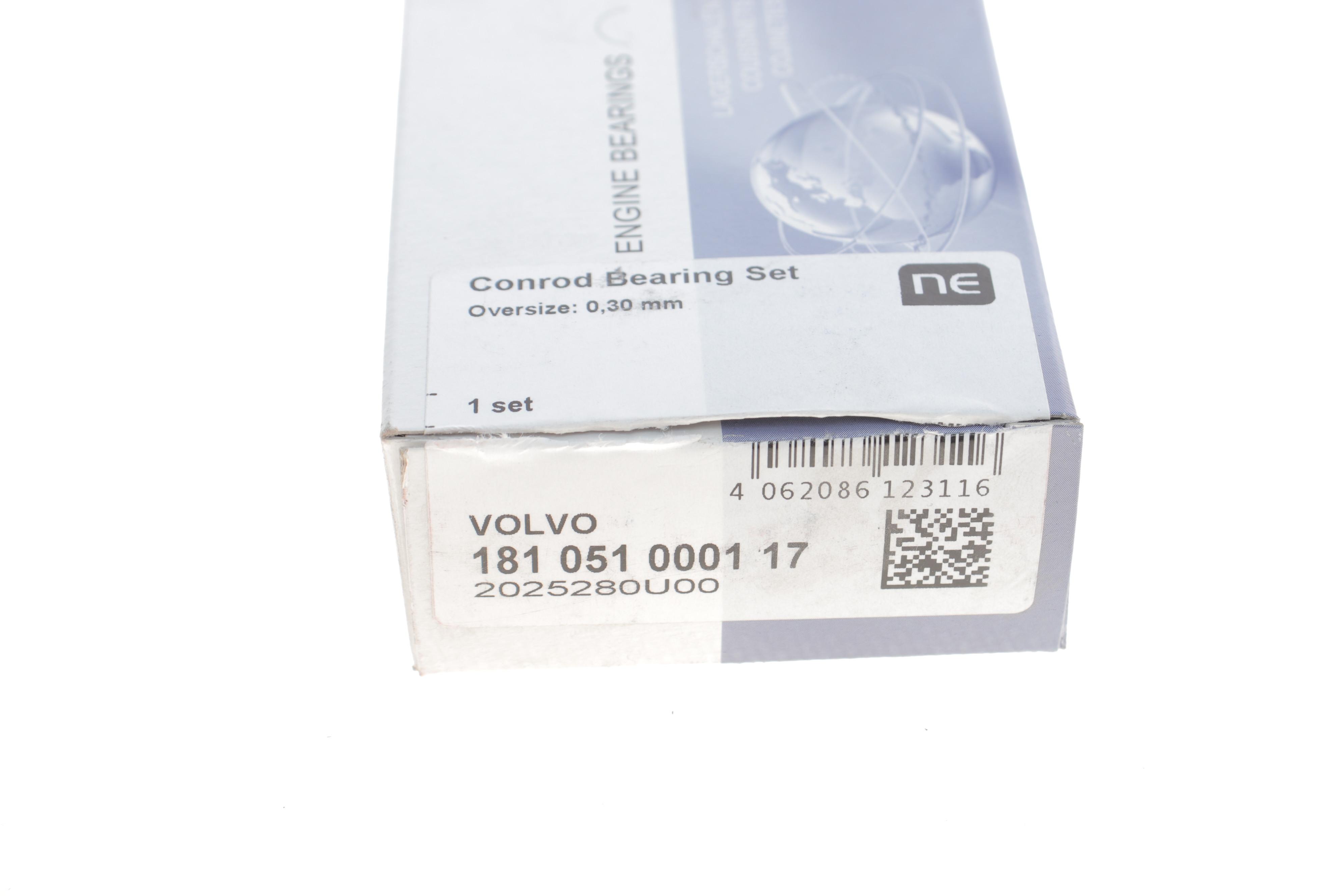 Вкладиші шатунні Citroen Berlingo 1.6D/HDI (+0.30) = 6151653000