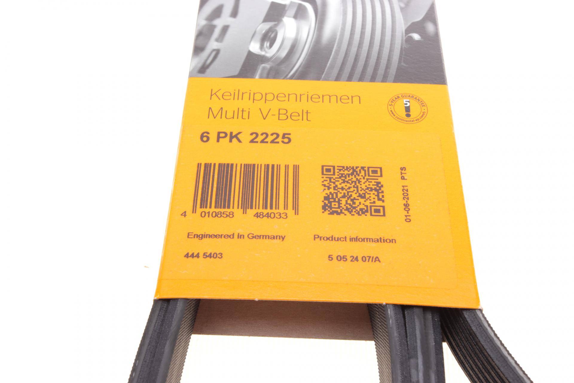 Ремінь генератора VW T4 2.5 90-03/Ford Fiesta/Mondeo 1.8/2.0 00-08/Jeep Cherokee 3.7 01-08