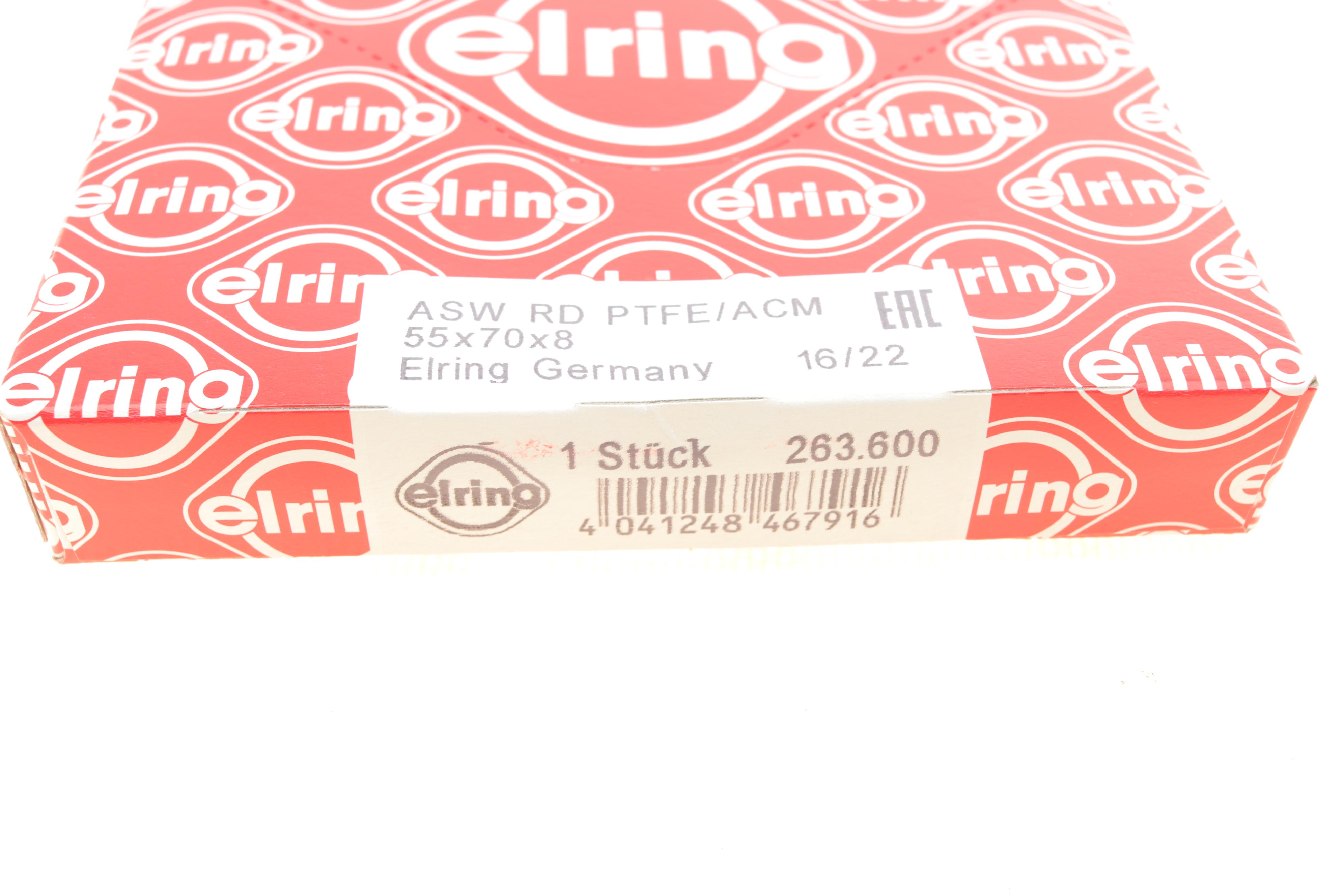 Сальник колінвалу (передній) Audi A4/A6/A8/Q5/Q7/VW Touareg 02- (55x70x8)