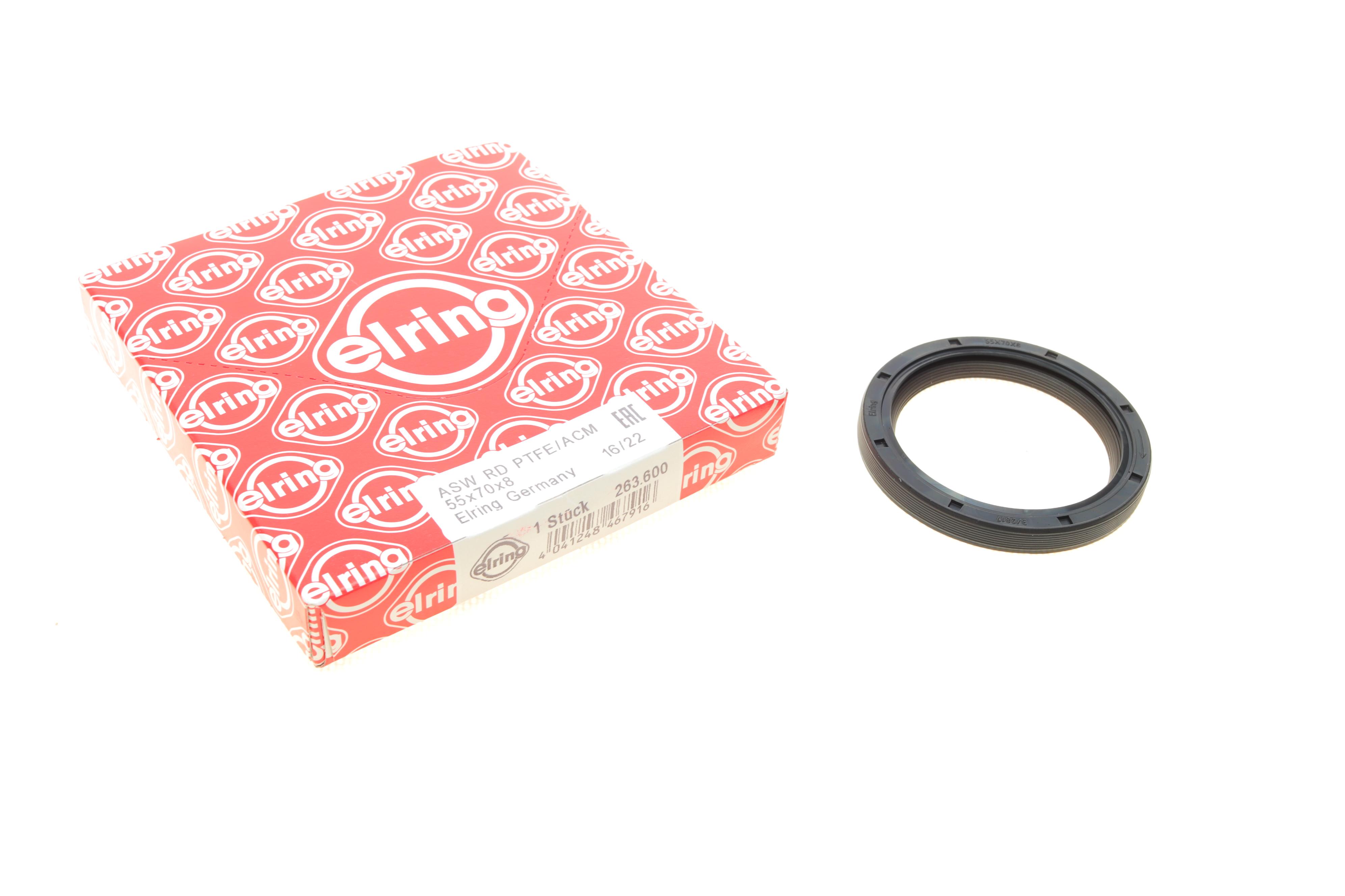 Сальник колінвалу (передній) Audi A4/A6/A8/Q5/Q7/VW Touareg 02- (55x70x8)