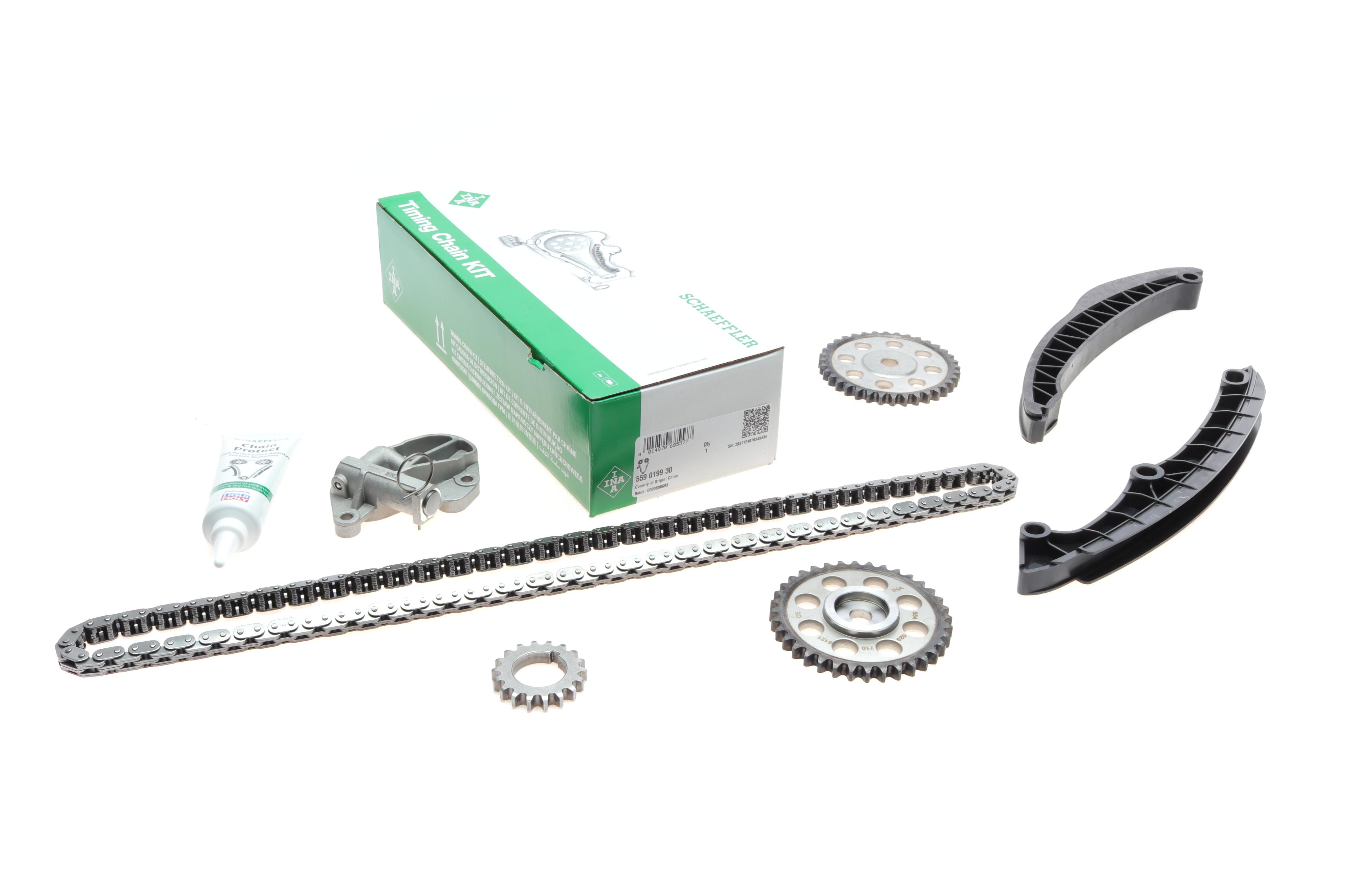 Комплект ланцюга ГРМ Seat Ibiza IV/Toledo IV 1.2 08-15/Skoda Fabia/Rapid 1.2  07-14, (ланцюг INA)