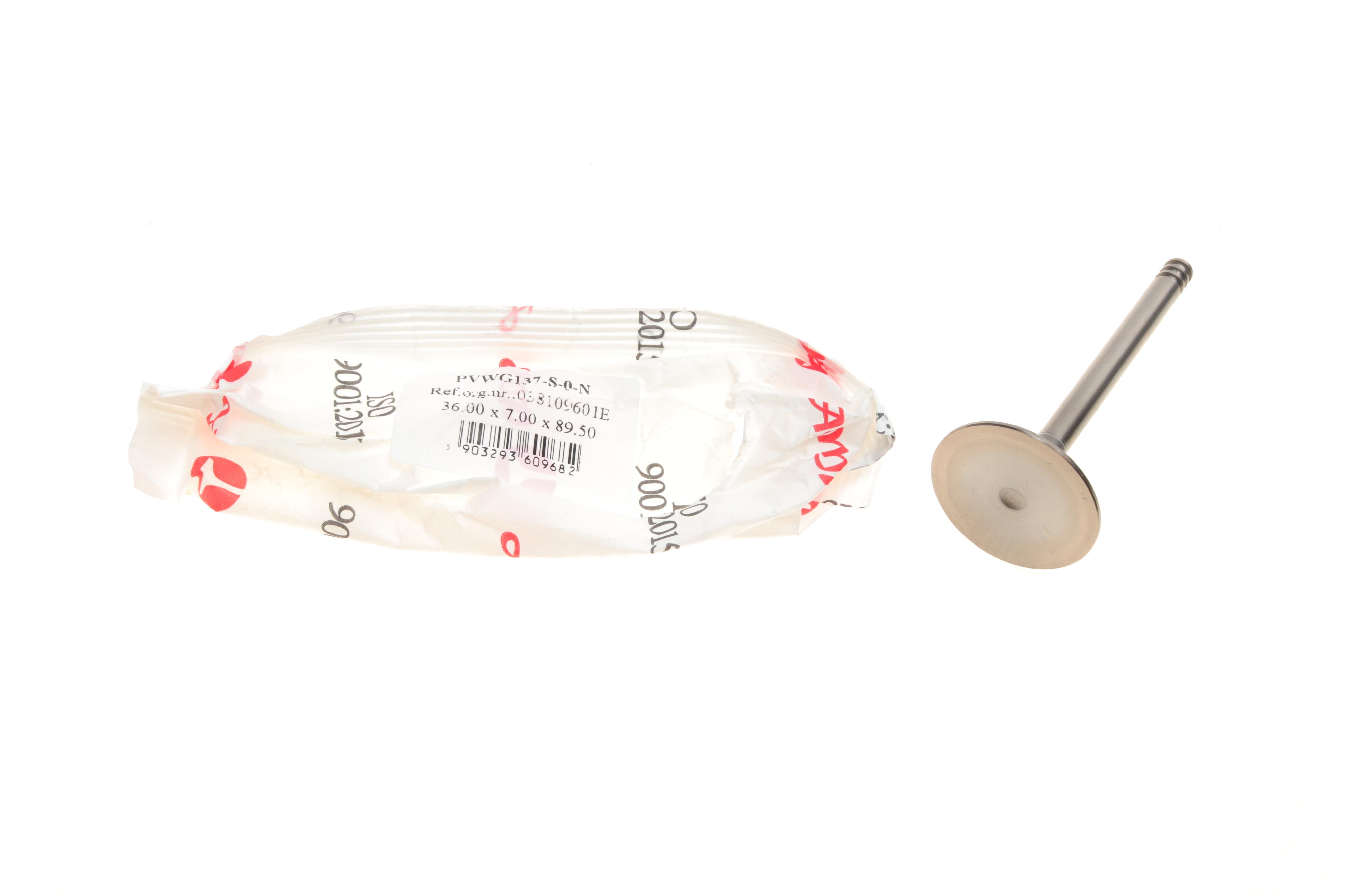 Клапан (впуск) VW Caddy 1.6TDI/2.0TDI 03- (36x7x89.5) (азотований)