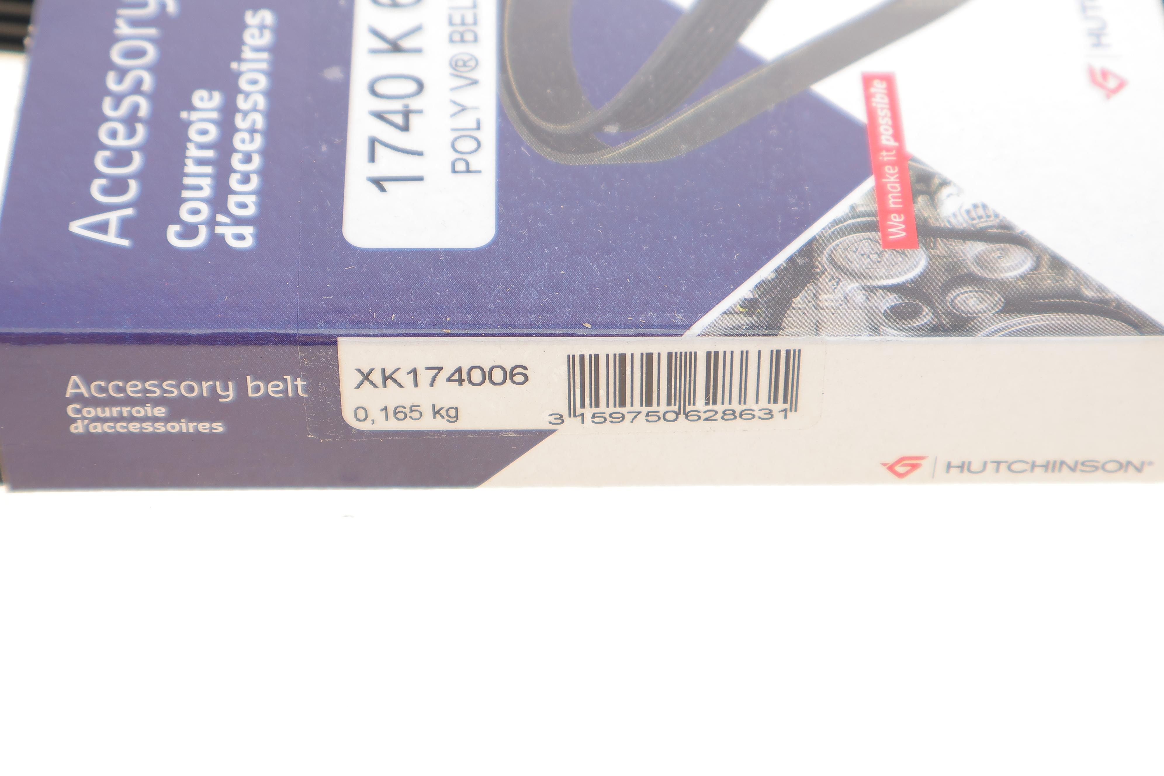 Ремінь генератора Peugeot Expert/Citroen Jumpy 1.9D/TD 96-/2.0HDI 00- (6PK1740)