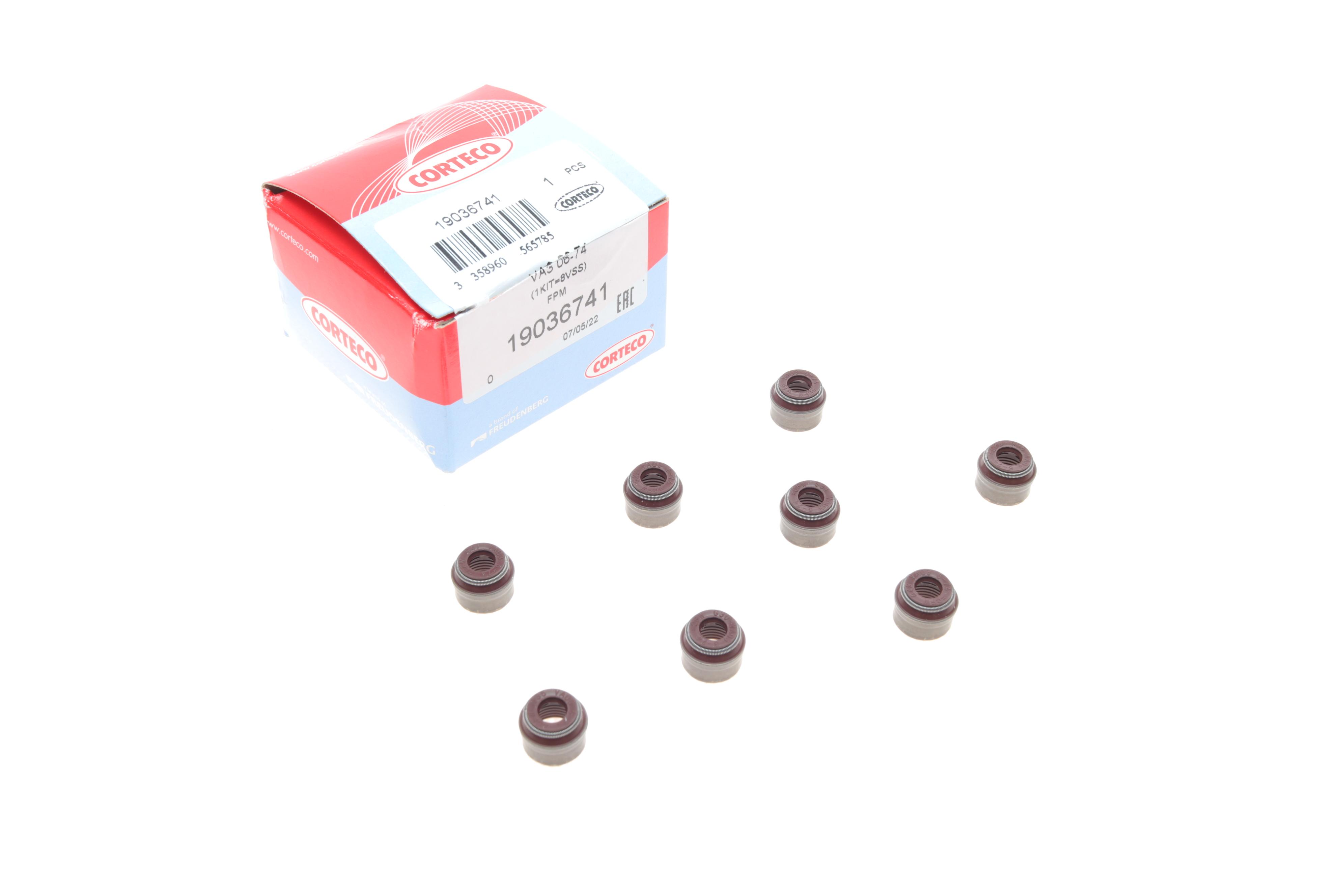 Сальник клапана (впуск/випуск) Renault Kangoo 1.5 dCi 09- (к-кт 8шт.) K9K/OM607/OM608