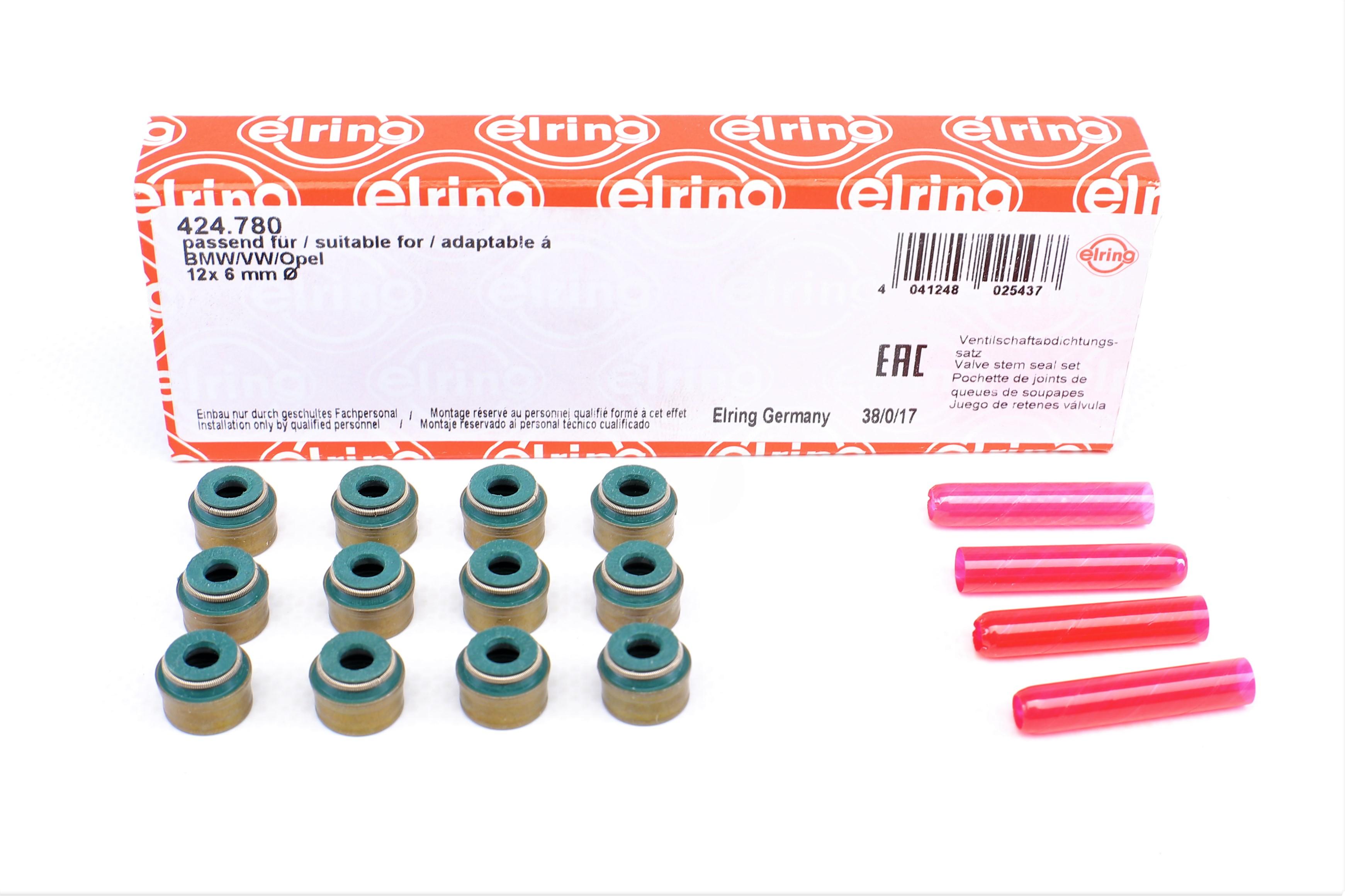 Сальник клапана (впуск/випуск) Audi A4/A5/A6 2.5-3.0dci 01- (к-кт 12шт)