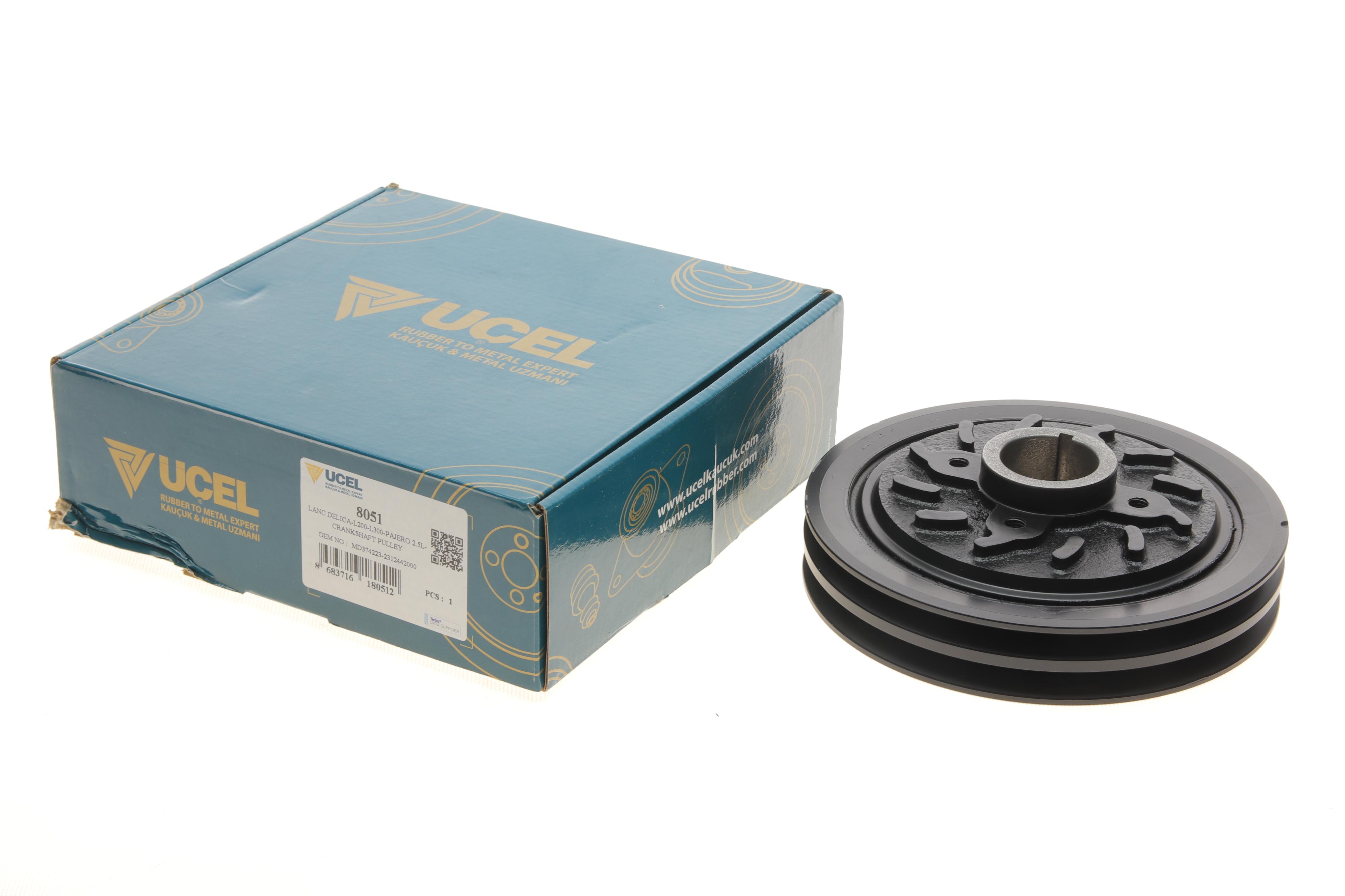 Шків колінвалу Mitsubishi Pajero/L200 90-/Hyundai H100 2.5 D/TD 93-00