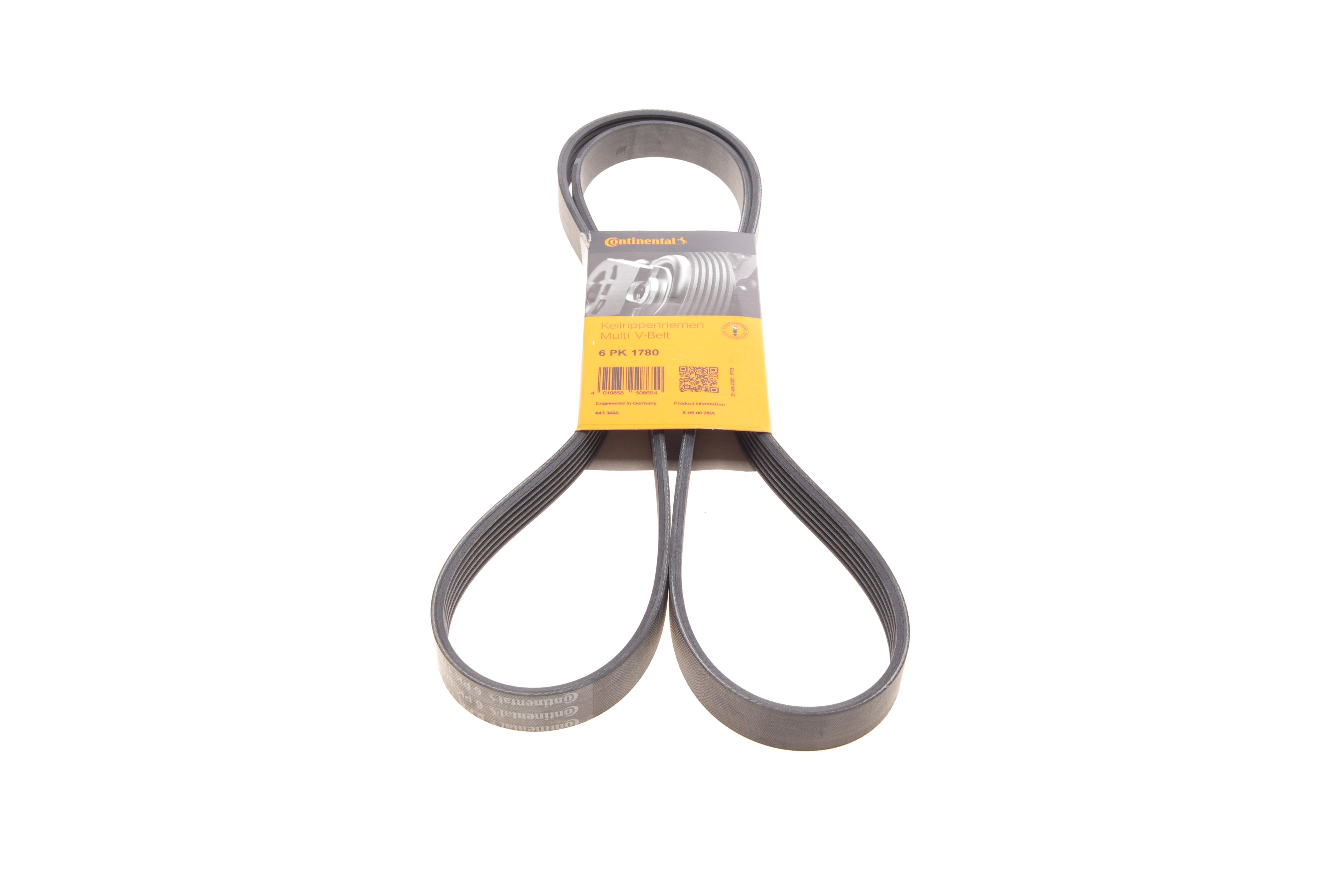 Ремінь генератора BMW 3 (E90) 3.2D 07-11/ Ford Transit 2.13 16V/Renault Laguna 2.2 dCi 01- (6PK1780)