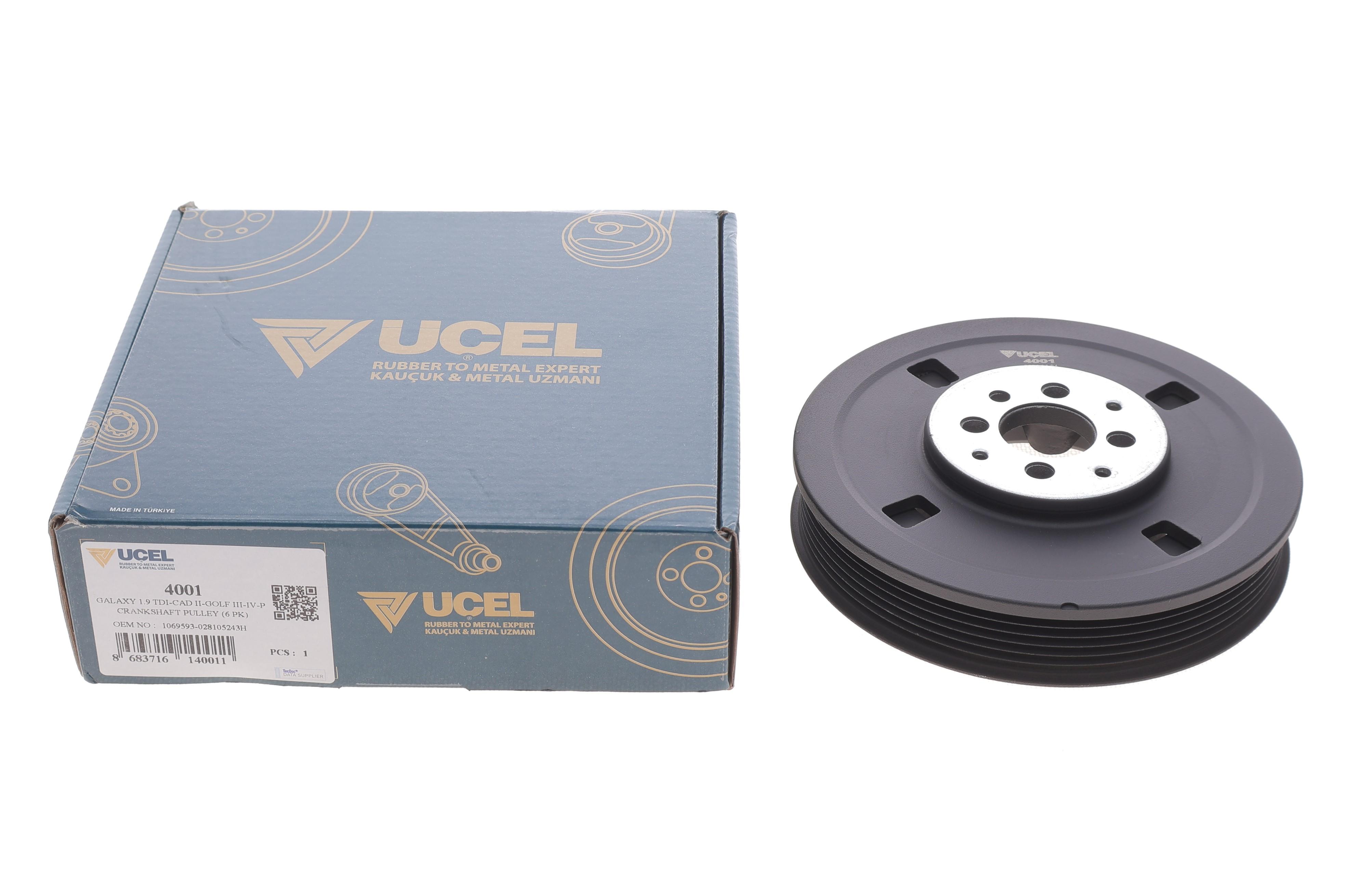 Шків колінвалу VW Caddy II/T4 1.9TDI (6PK)