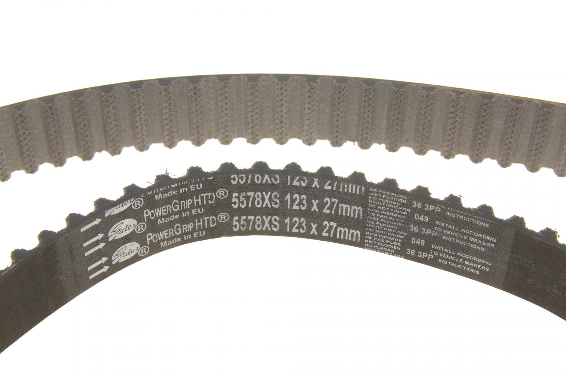 Комплект ГРМ + помпа Renault Kangoo 1.5dCi 01- (123x27) (помпа 65567)