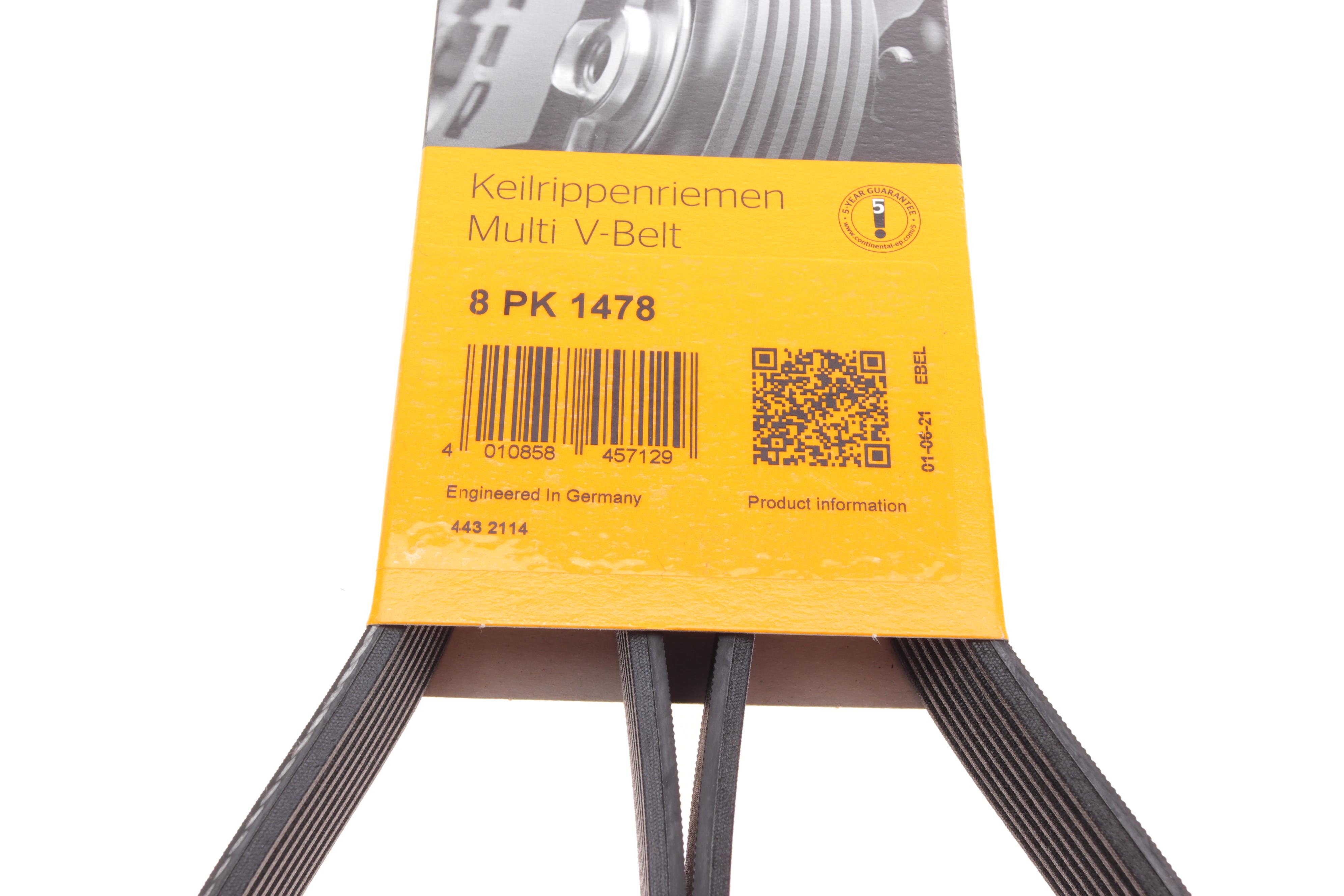 Ремінь генератора BMW 5 (F10)/ X5 (E70/F15/F85)/X6 (E71/E72/F16/F86) 08-16 (8PK1478)