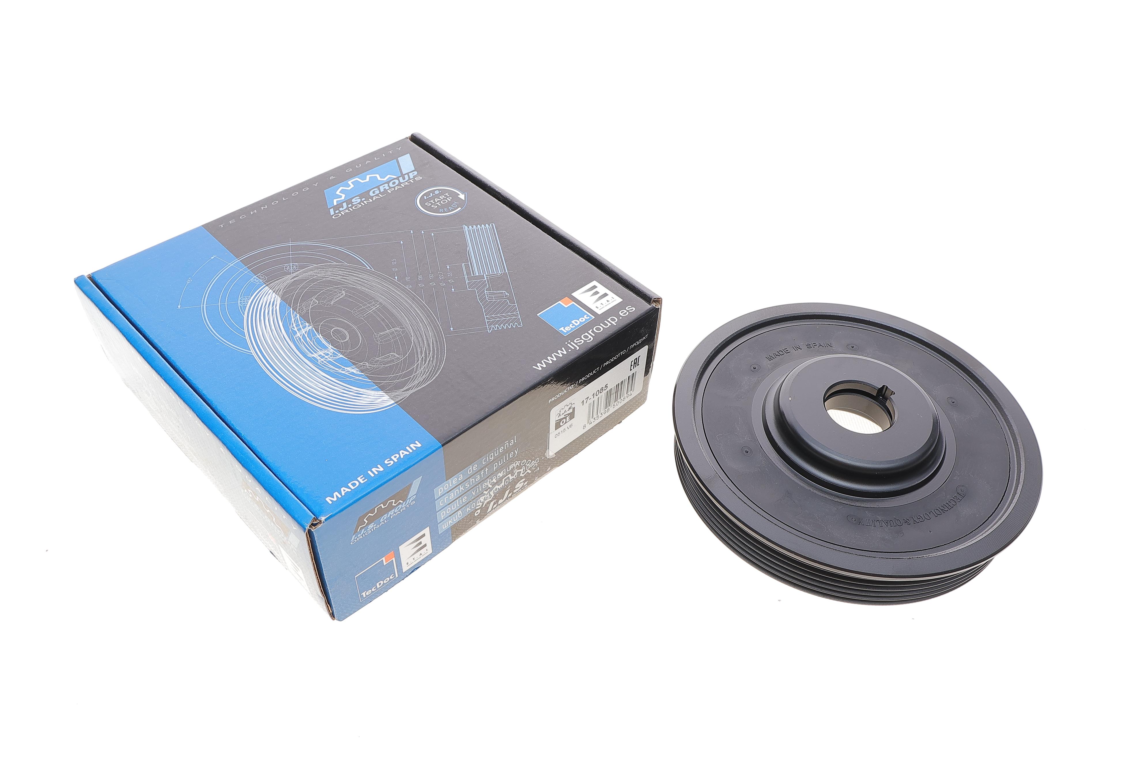 Шків колінвалу Citroen Berlingo/Jumpy/Peugeot Expert 1.9D/2.0HDI 98- (6PK)