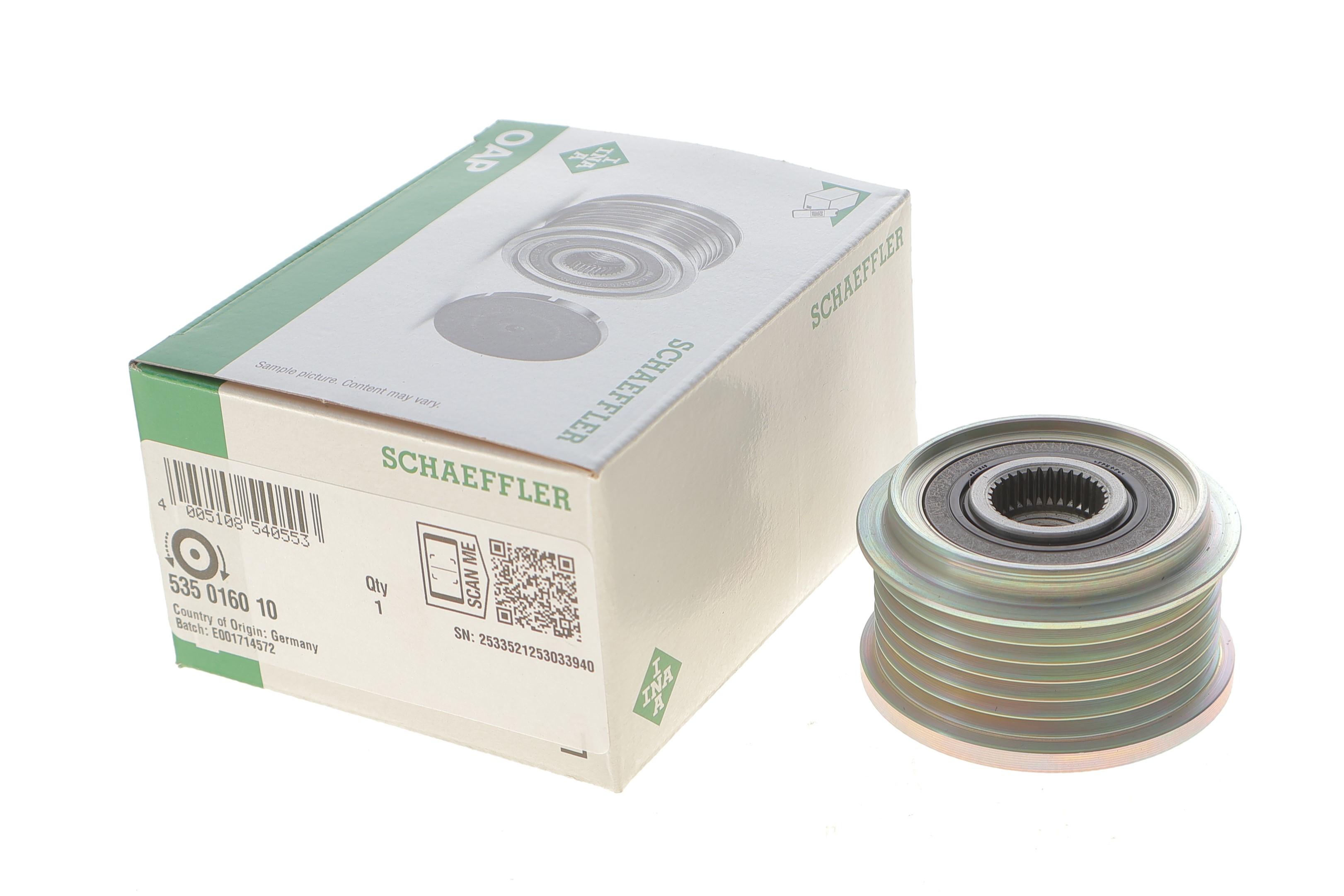 Шків генератора Fiat Ducato 2.2HDI 06-/Ford Transit/Custom 2.2TDCi 13-, 6PK