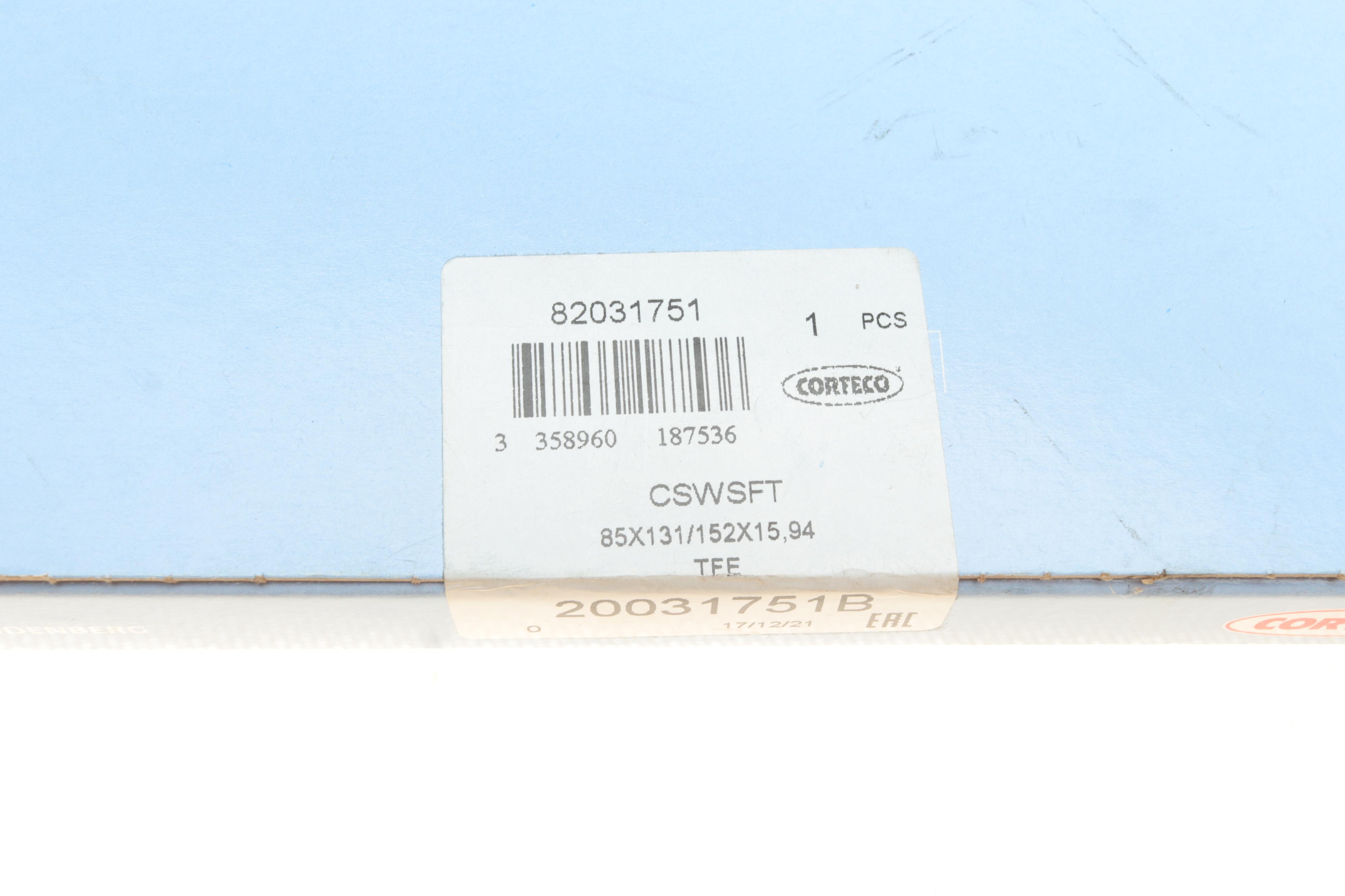 Сальник колінвалу (задній) VW Caddy II 1.4/1.6FSI 95-04 (85x131/152x15.94)