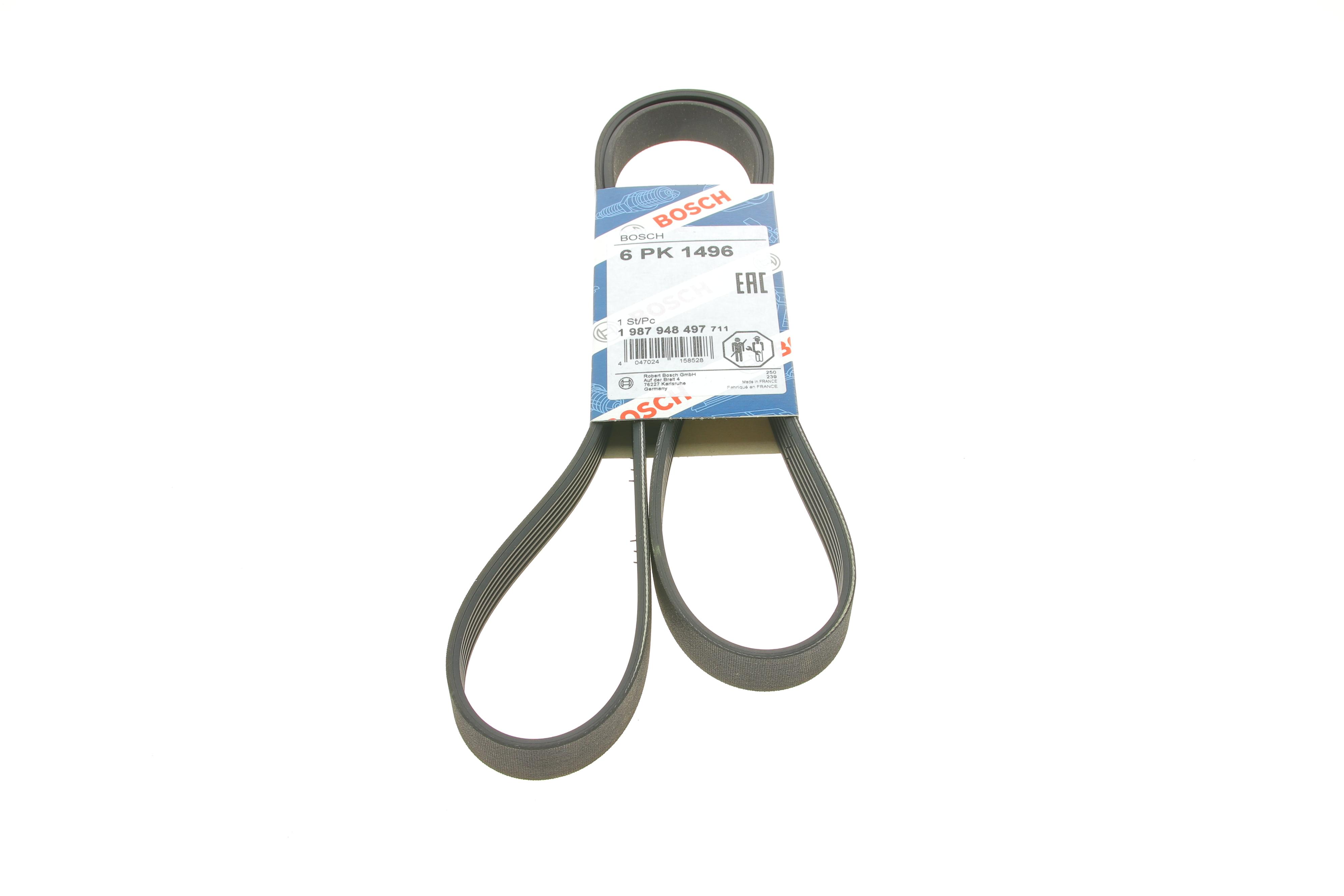 Ремінь генератора Mitsubishi L200 2.5DI-D 05-15 (6PK1496)