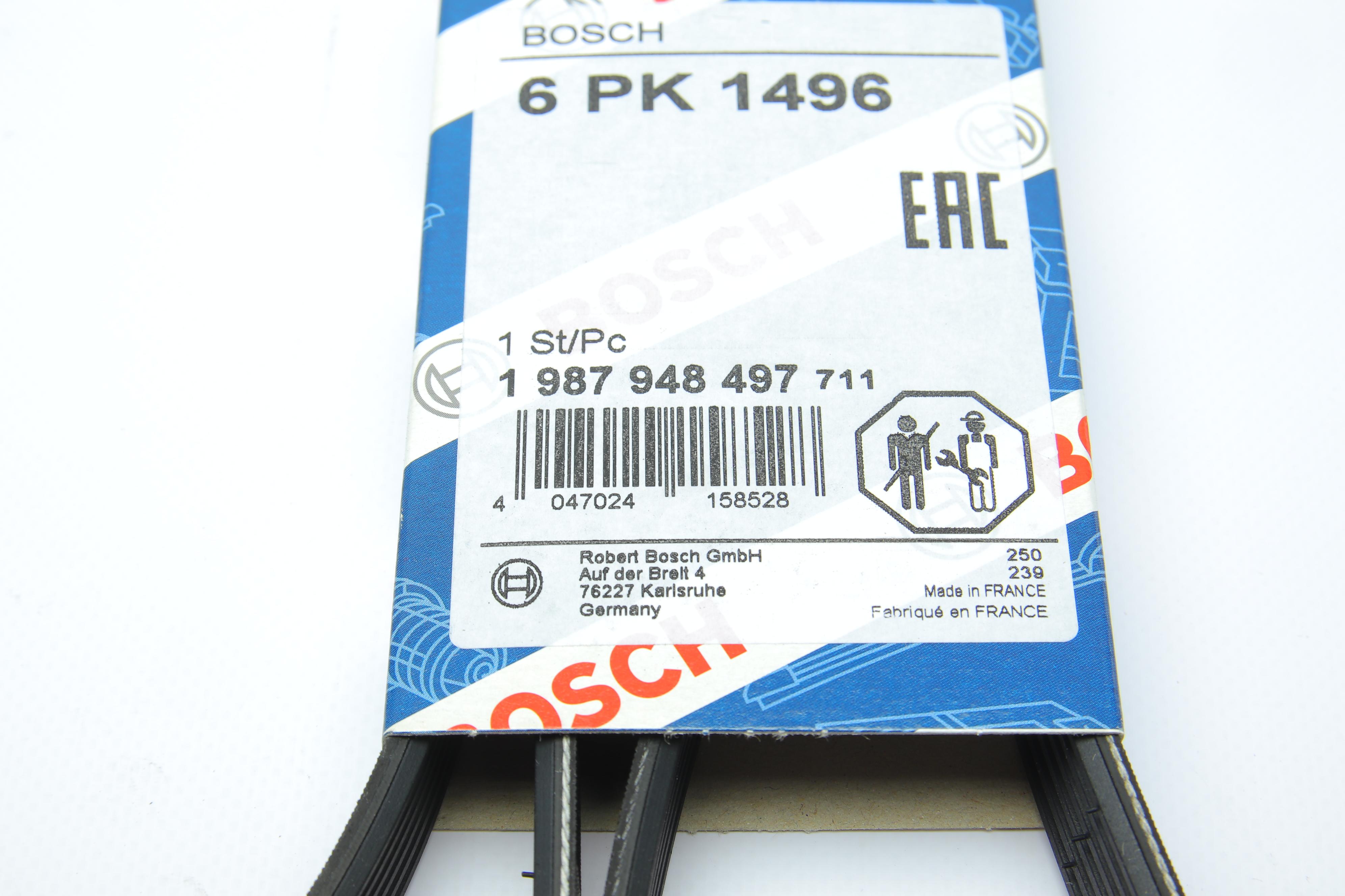 Ремінь генератора Mitsubishi L200 2.5DI-D 05-15 (6PK1496)