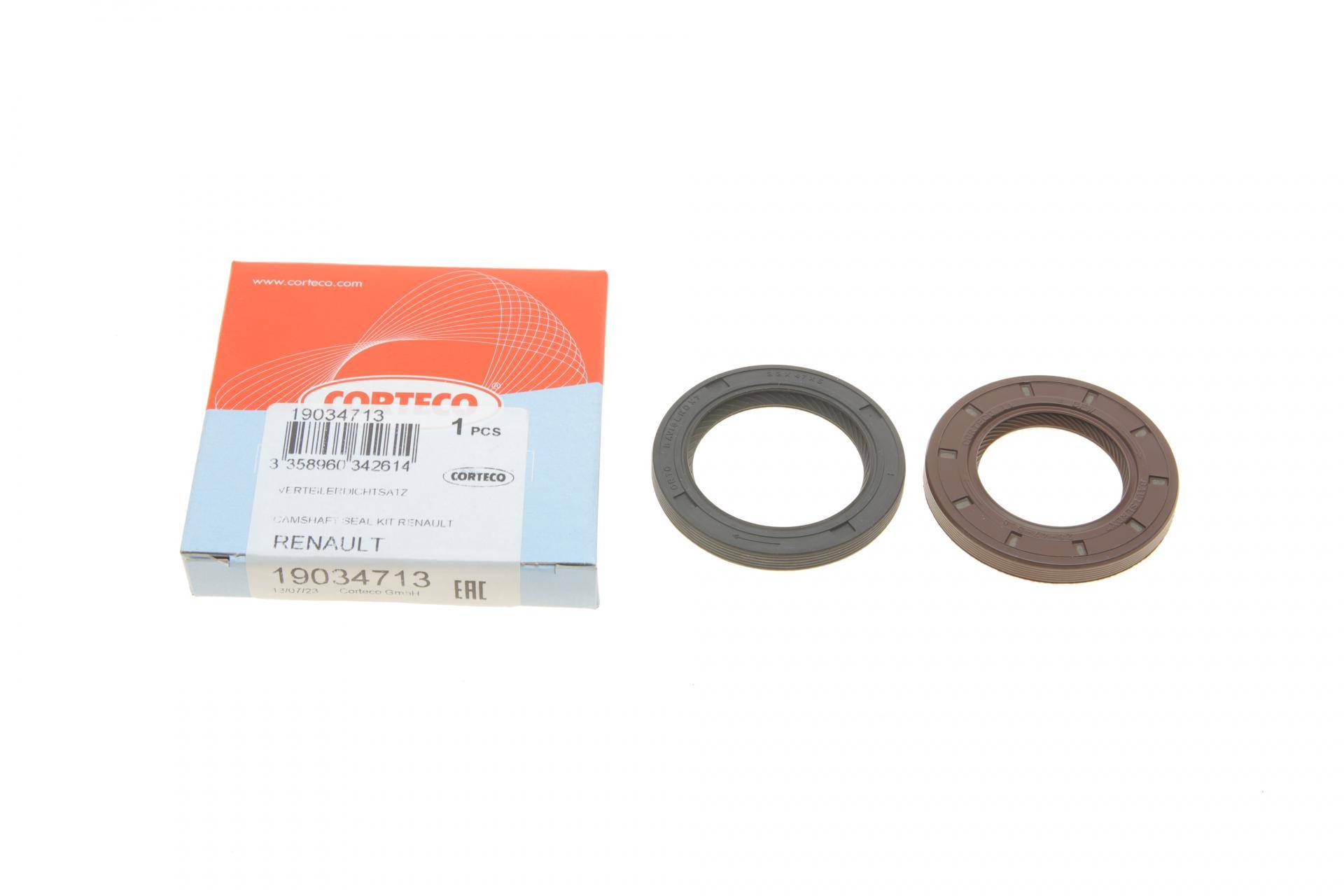 Сальник розподільного валу Renault Scenic 2.0 16V 99- (28x47x5.5/33x47x5) (к-кт 2шт.)