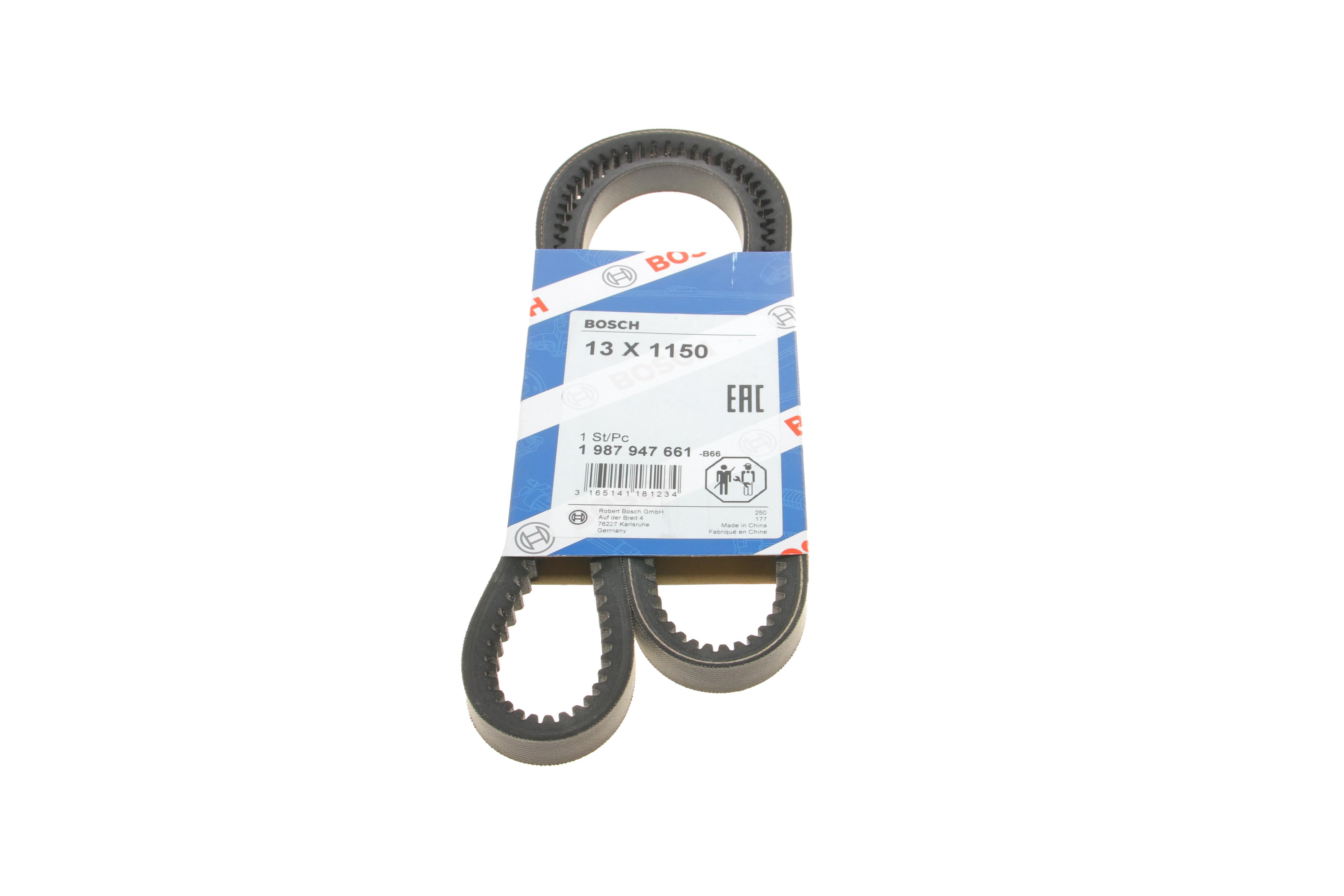 Ремінь генератора VW T3 1.9/2.1 82-92/MB W123 2.0-3.0D 77-85 (13x1150)