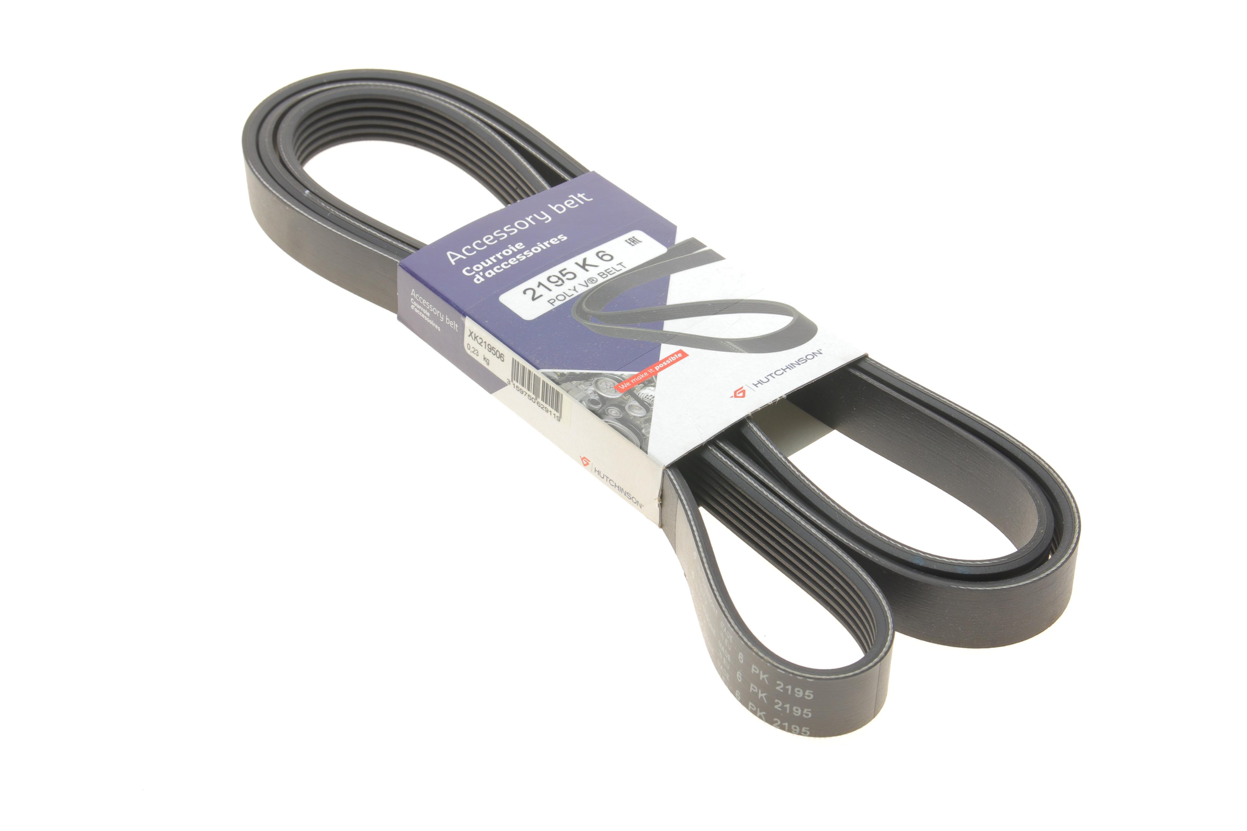 Ремінь генератора MB Sprinter CDI (-AC) (6PK2195)